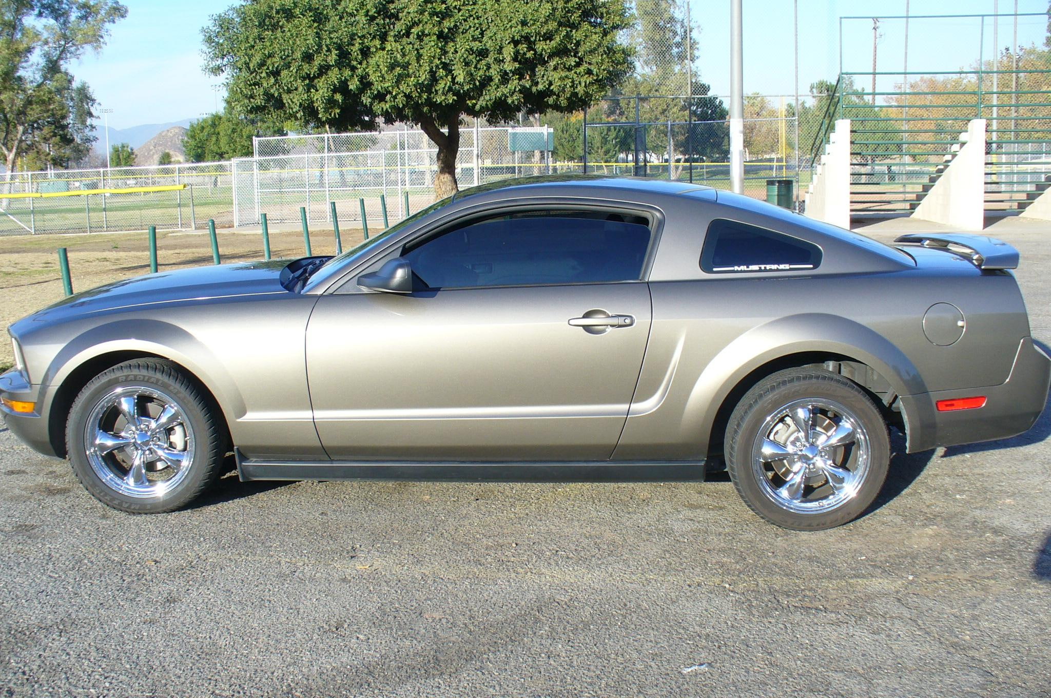 coupe, 2005 ford, ford mustang, cars, 1080P, mustang, grey, HD Wallpaper