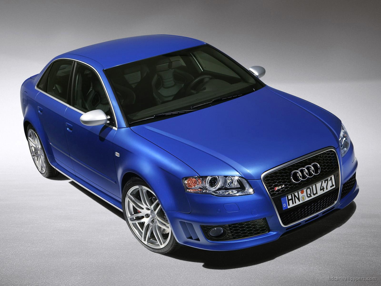 2005, 720P, sedan, rs, audi, blue, cars, HD Wallpaper