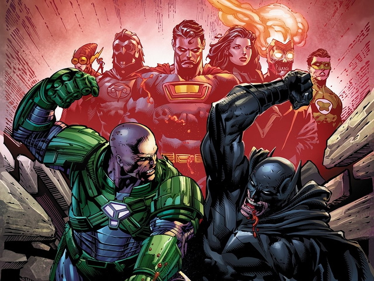 Batman, Forever Evil, Wonder Woman, 720P, Superman, Comics, HD Wallpaper