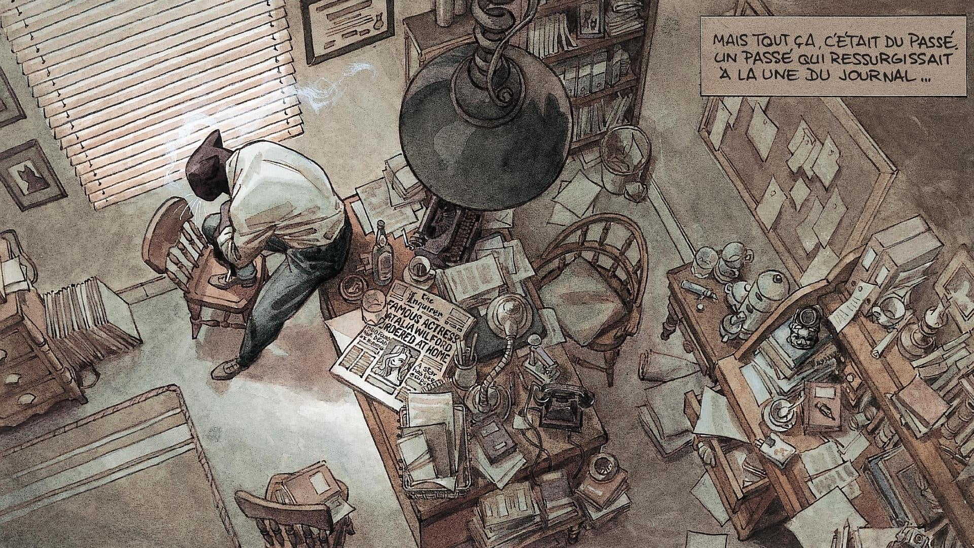 detective, comics, animal, blacksad, 1080P, cat, art, illustration, HD Wallpaper