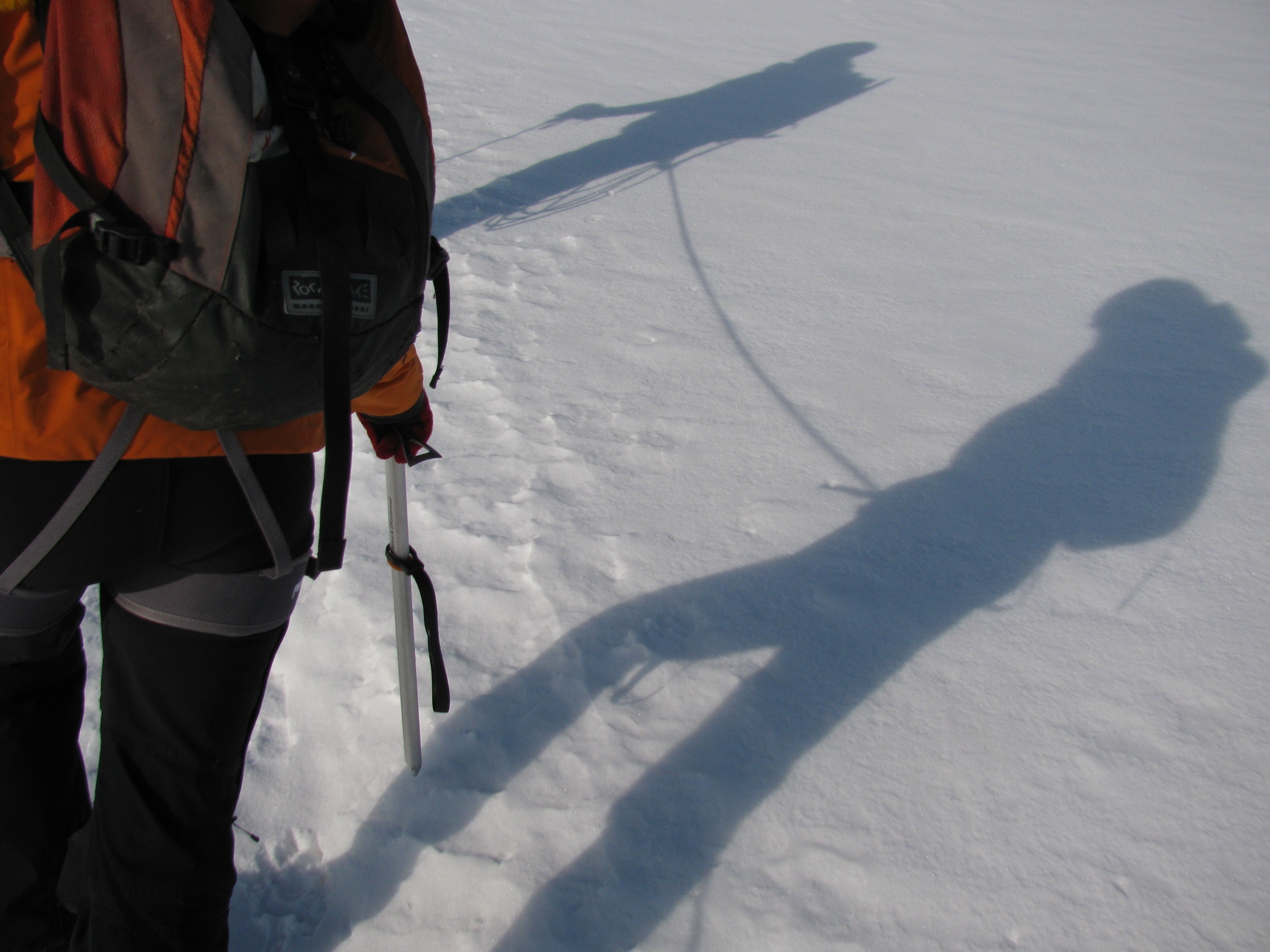 leisure activity, ice, high-altitude mountain tour, outdoors, winter sport, skiing, snow, shadow, men, 2K, unrecognizable person, backpack, nature, winter, HD Wallpaper