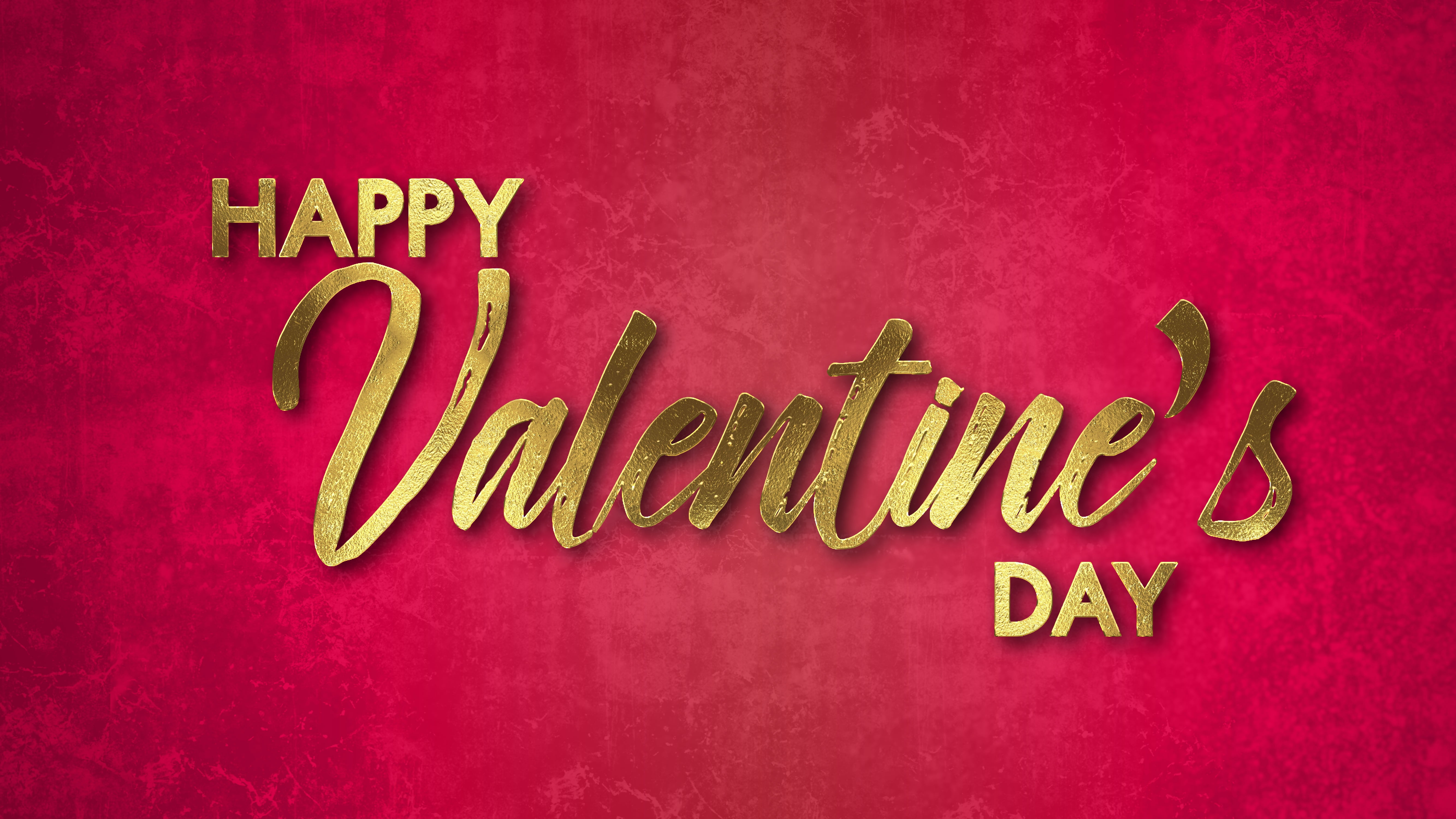 Valentines Day, letters, romantic, 5K, pink, Happy, golden, pink background, HD Wallpaper