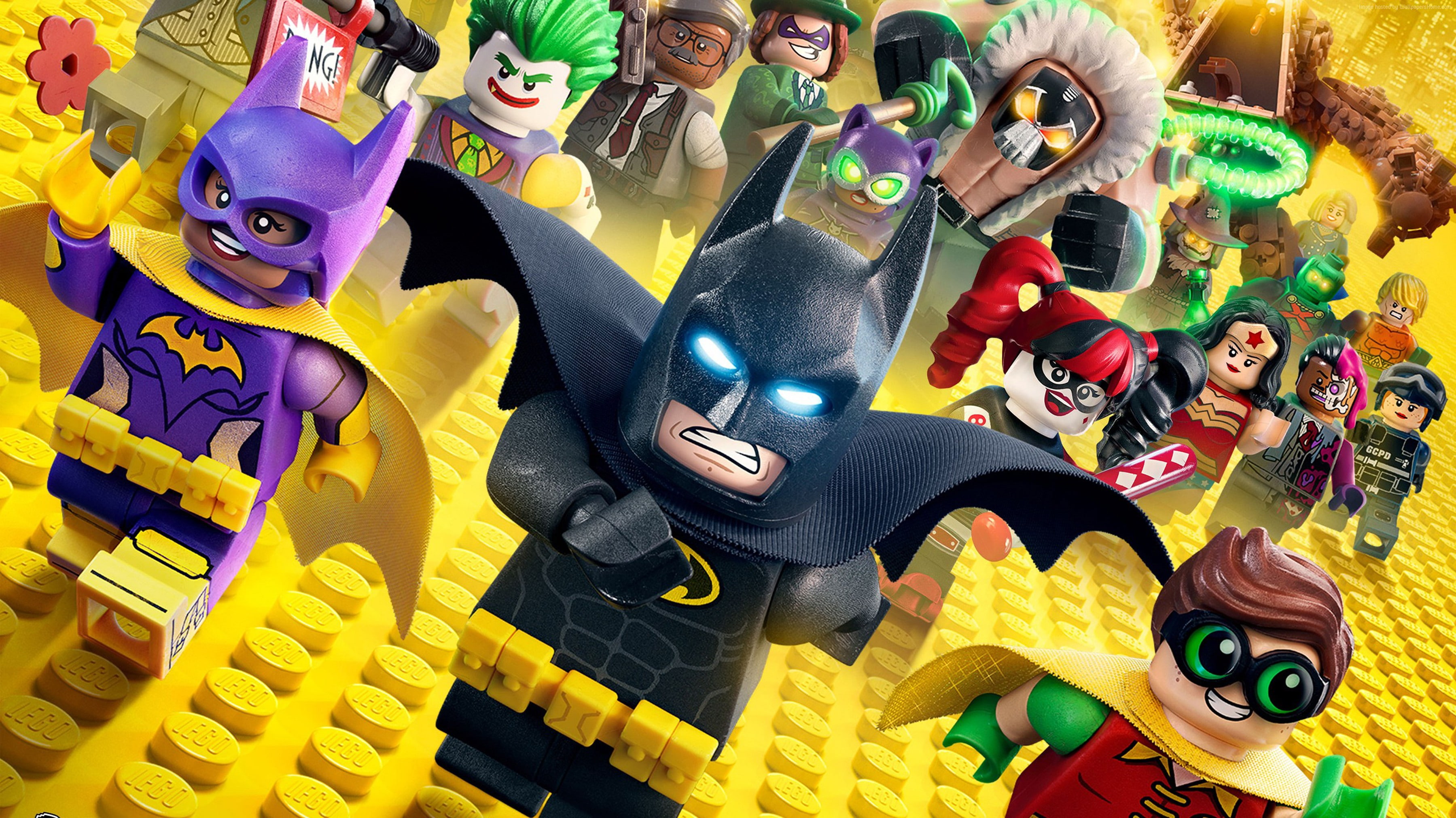 The LEGO Batman Movie, lego, batman, best movies, 2K, HD Wallpaper
