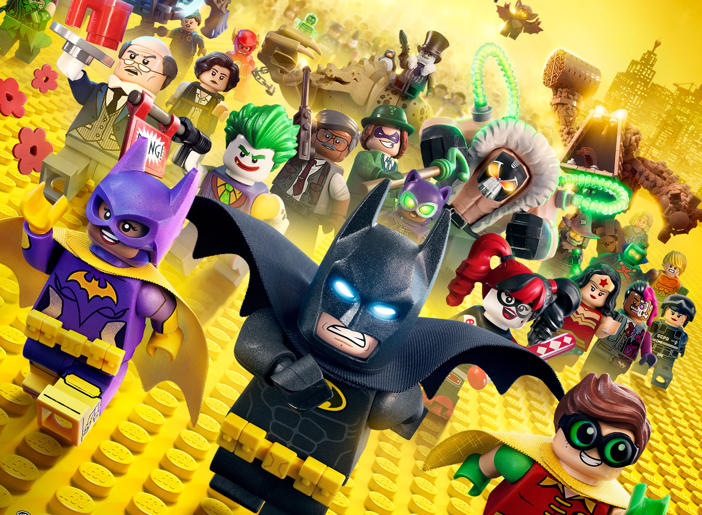 large group of objects, no people, figurine, choice, representation, variation, full frame, male likeness, The Lego Batman Movie, art and craft, arrangement, HD Wallpaper