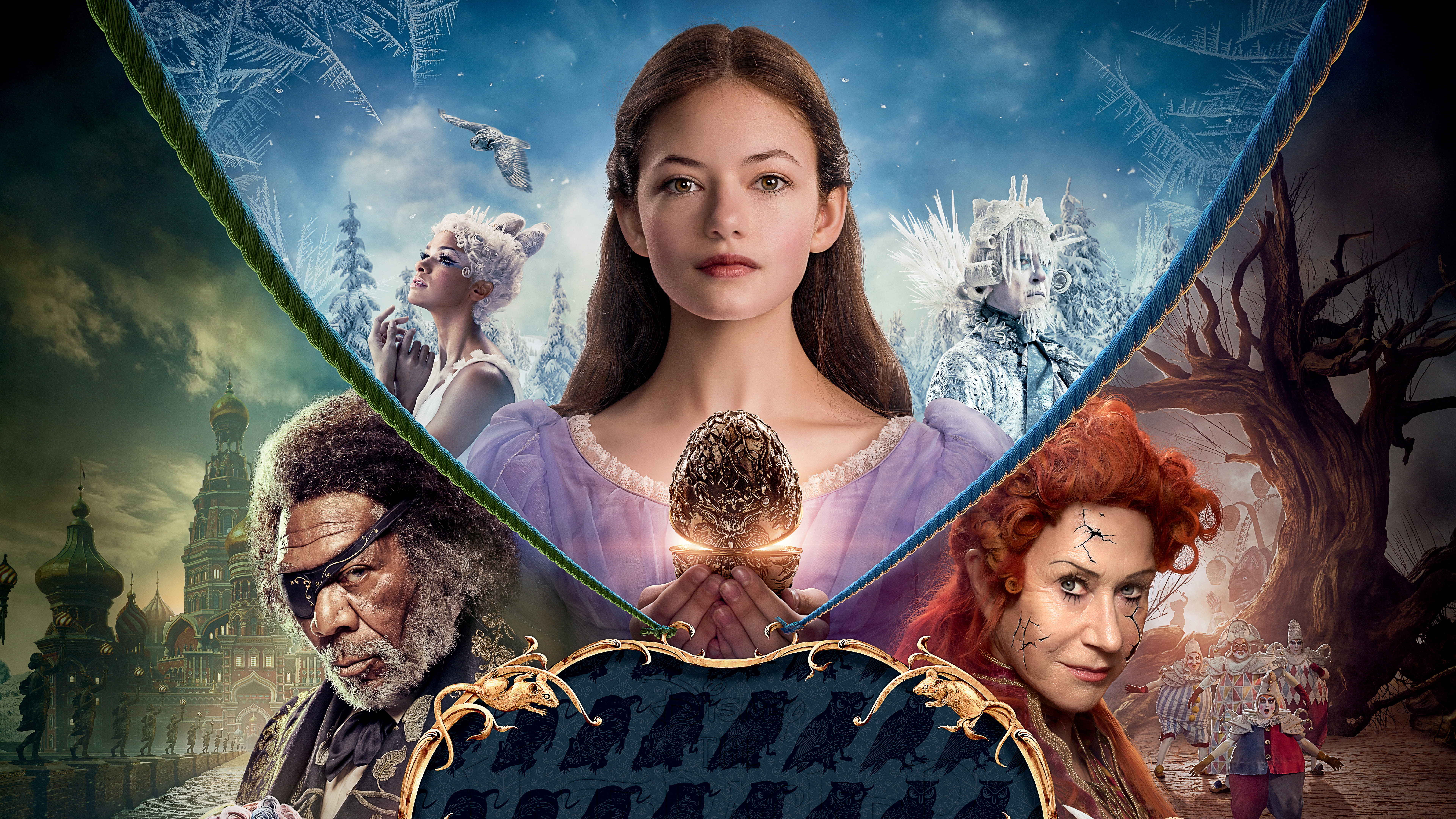 Morgan man, Movie, Mackenzie Foy, The Nutcracker and the Four Realms, 8K, Helen Mirren, HD Wallpaper