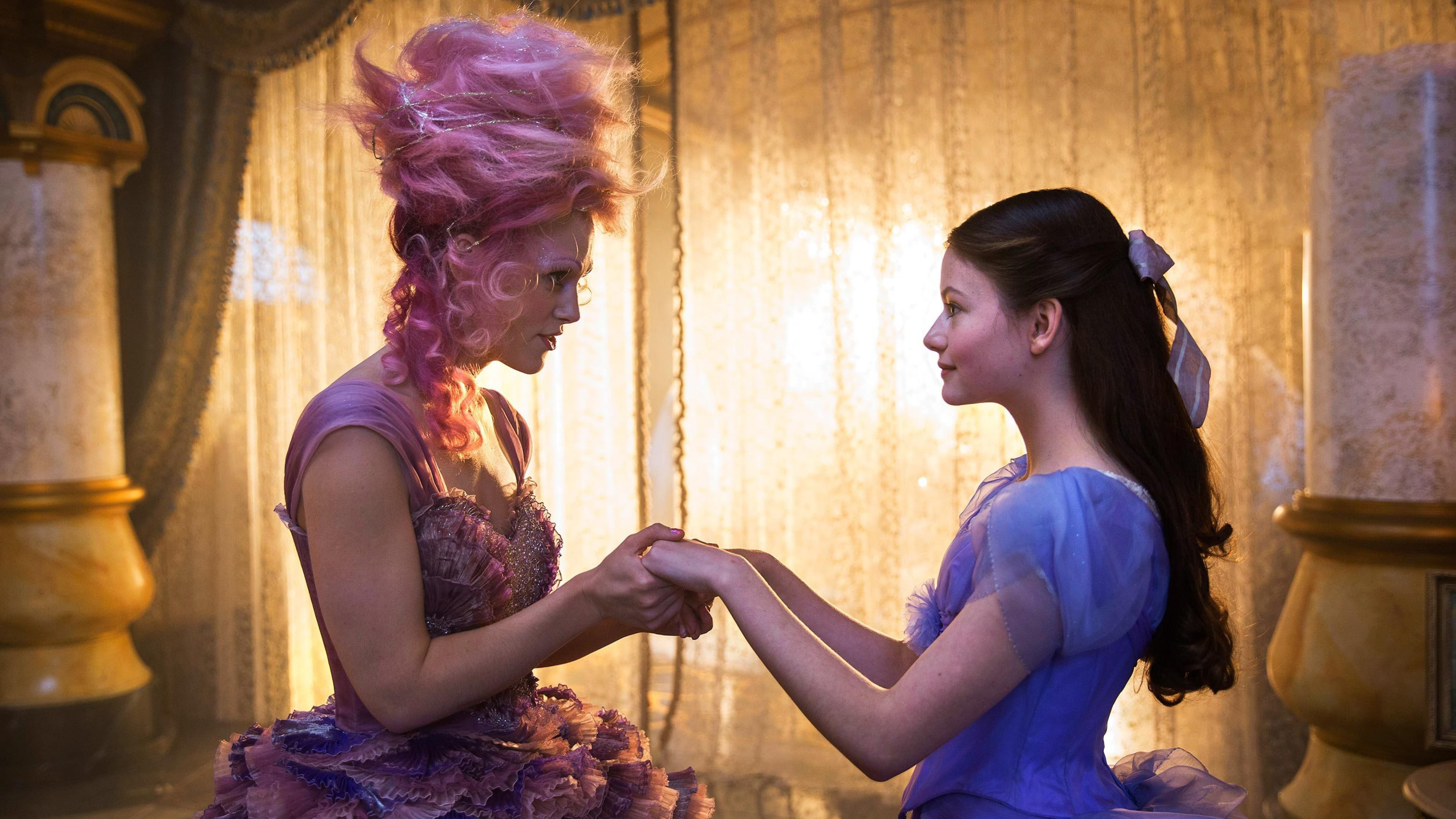 The Nutcracker And The Four Realms, movie, Keira Knightley, Mackenzie Foy, 4k, scene, 4K, HD Wallpaper