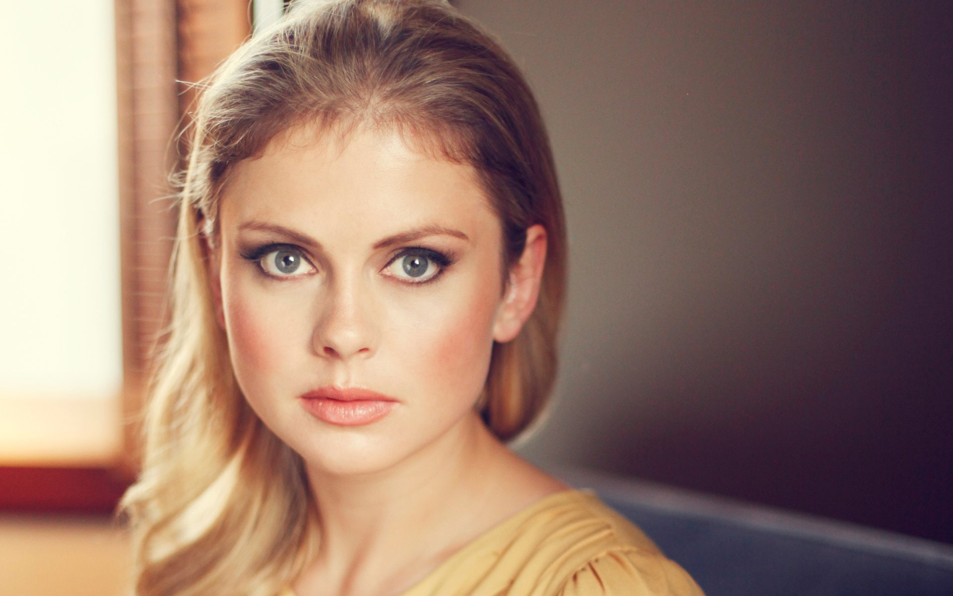 Blue Eyes, Rose McIver, Actresses, Face, 1080P, Actress, HD Wallpaper