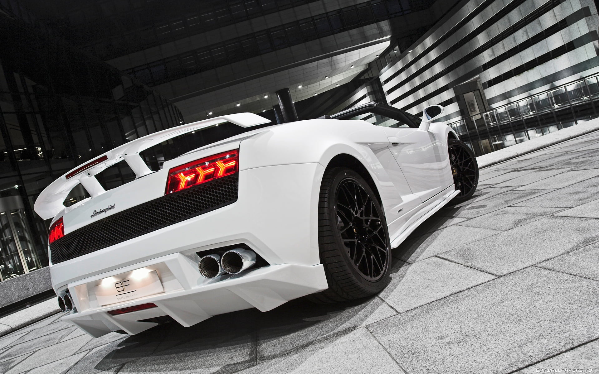 parking lot, outdoors, tire, front view, garage, stationary, expensive cars, white, Lamborghini, no people, sports car, transportation, fastest cars, HD Wallpaper