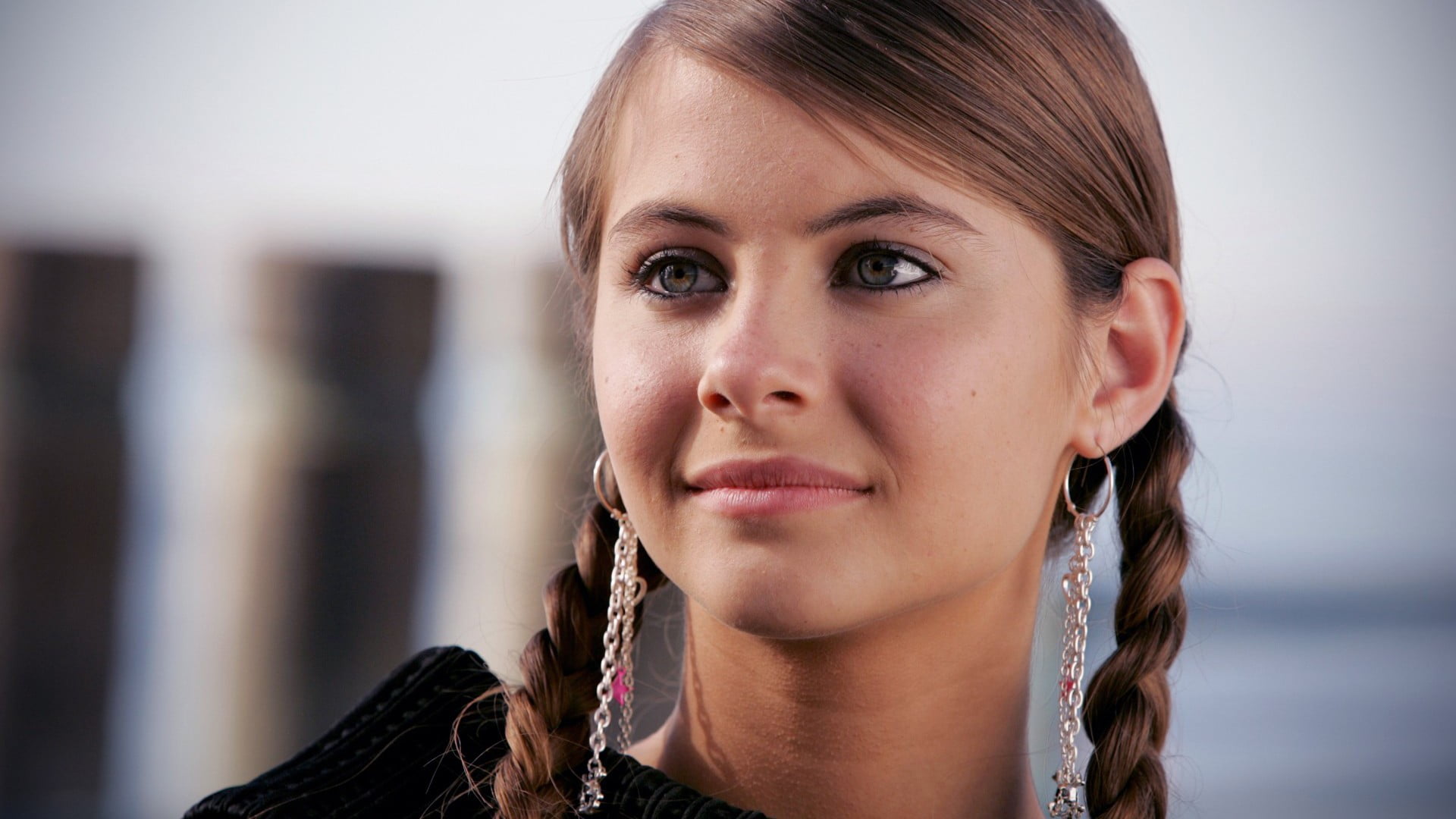 hair, contemplation, adult, one person, Willa Holland, beauty, beautiful woman, portrait, closeup, women outdoors, braids, body part, face, hairstyle, young women, HD Wallpaper