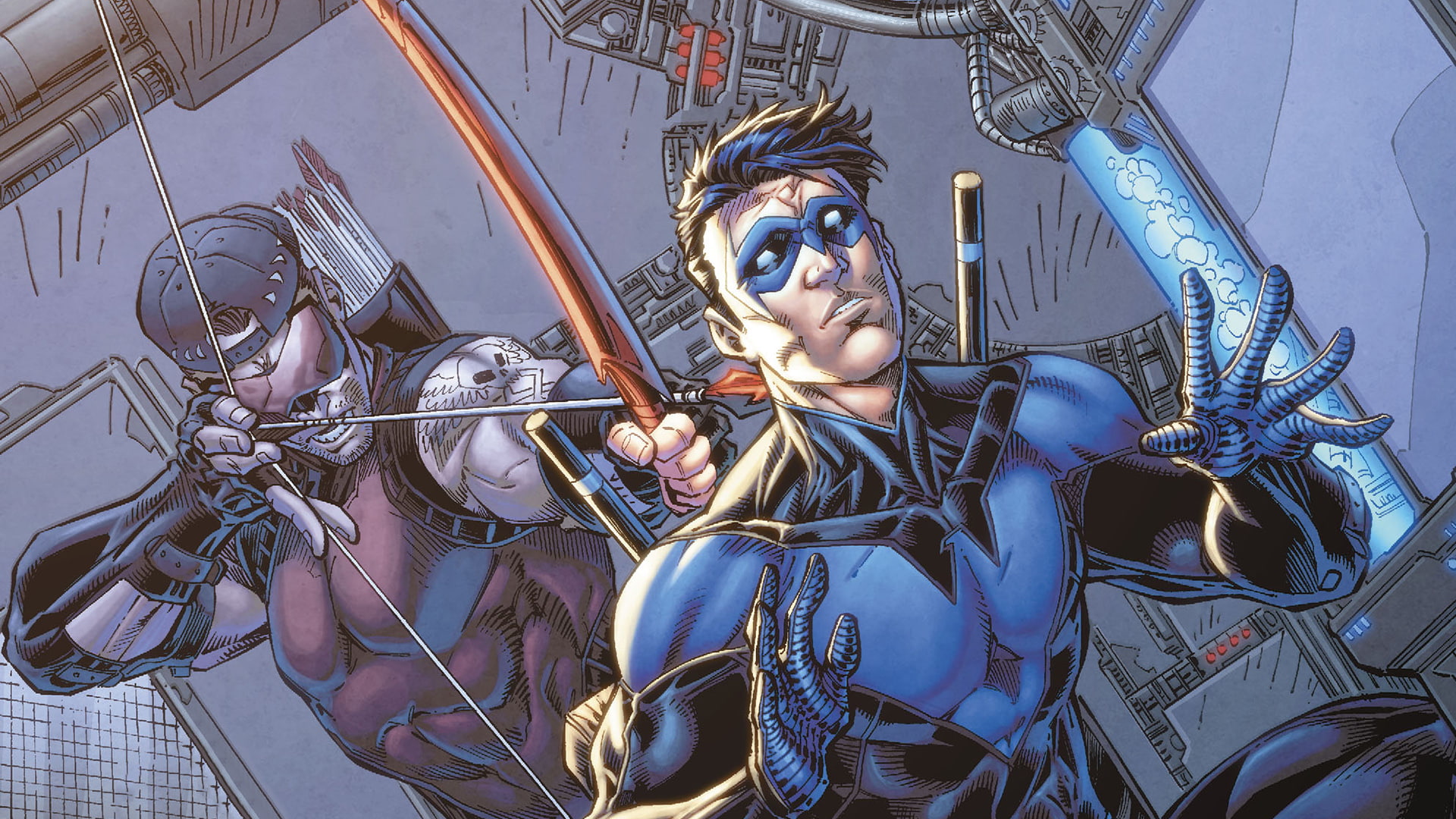 Nightwing, Red Arrow, 1080P, Arsenal (DC Comics), Speedy (DC Comics), Comics, HD Wallpaper