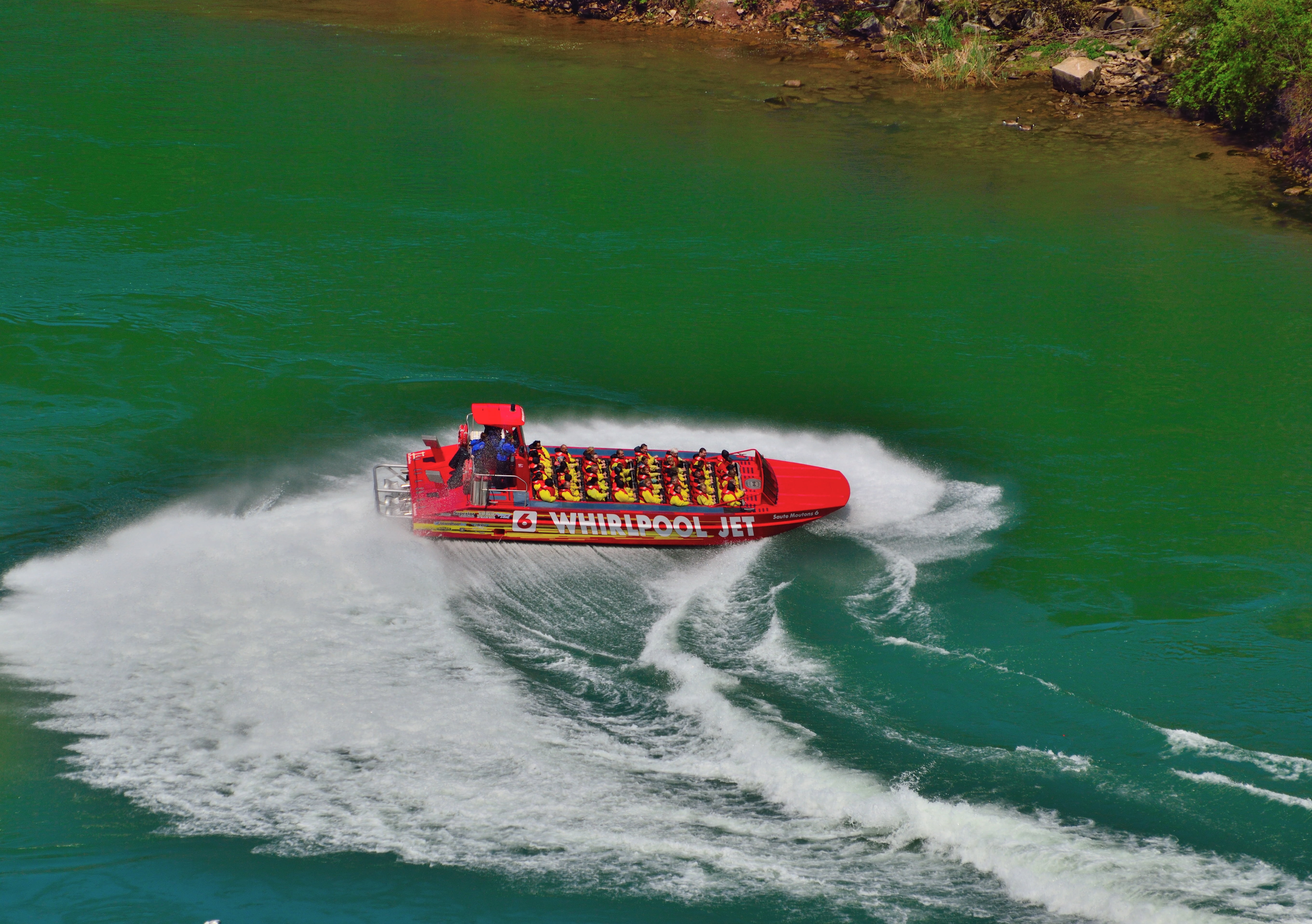 mode of transportation, 5K, speed, water, sea, inflatable, wave, waves, tourist attraction, niagara river, passenger craft, people, men, sport, nautical vessel, HD Wallpaper