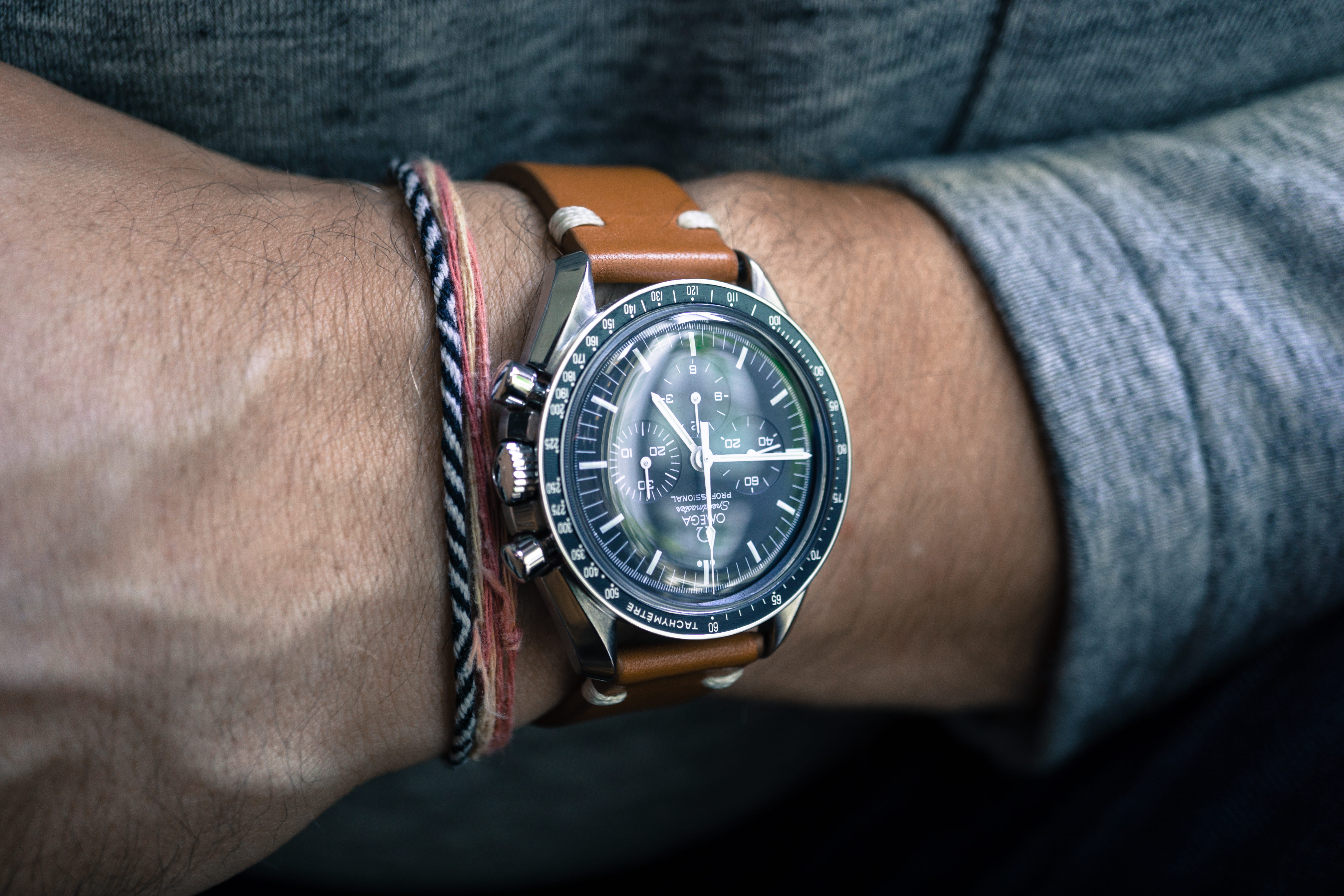 human hand, 5K, close-up, person, round, speedy, male, males, wristwatch, watch, chronograph, adult, men, human joint, personal accessory, jumper, body part, HD Wallpaper
