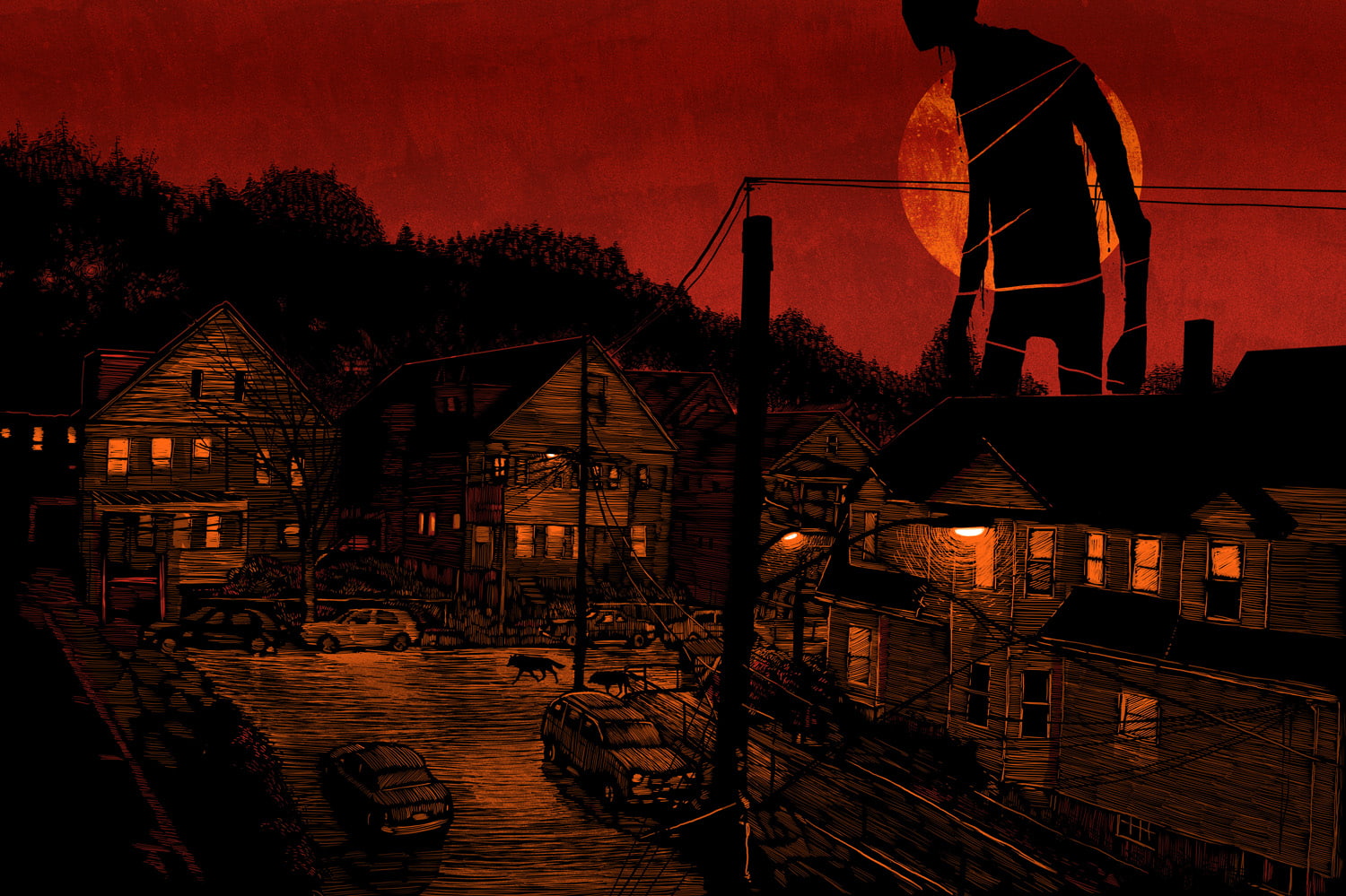 Dark, Giant, 720P, monster, HD Wallpaper