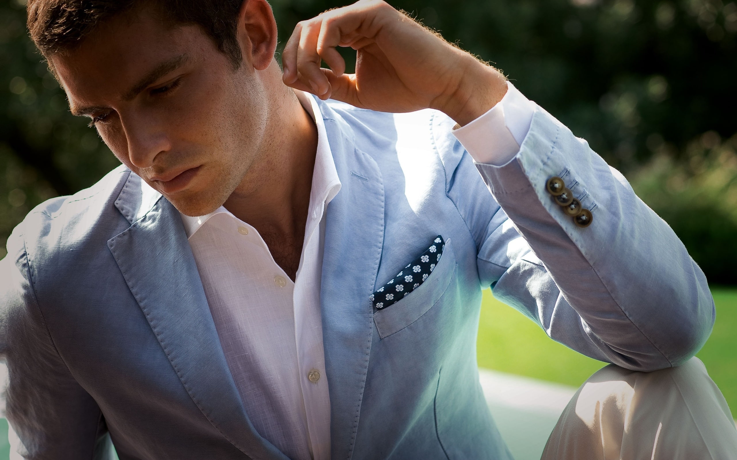guy, jacket, zileri, man, pal, 2K, HD Wallpaper