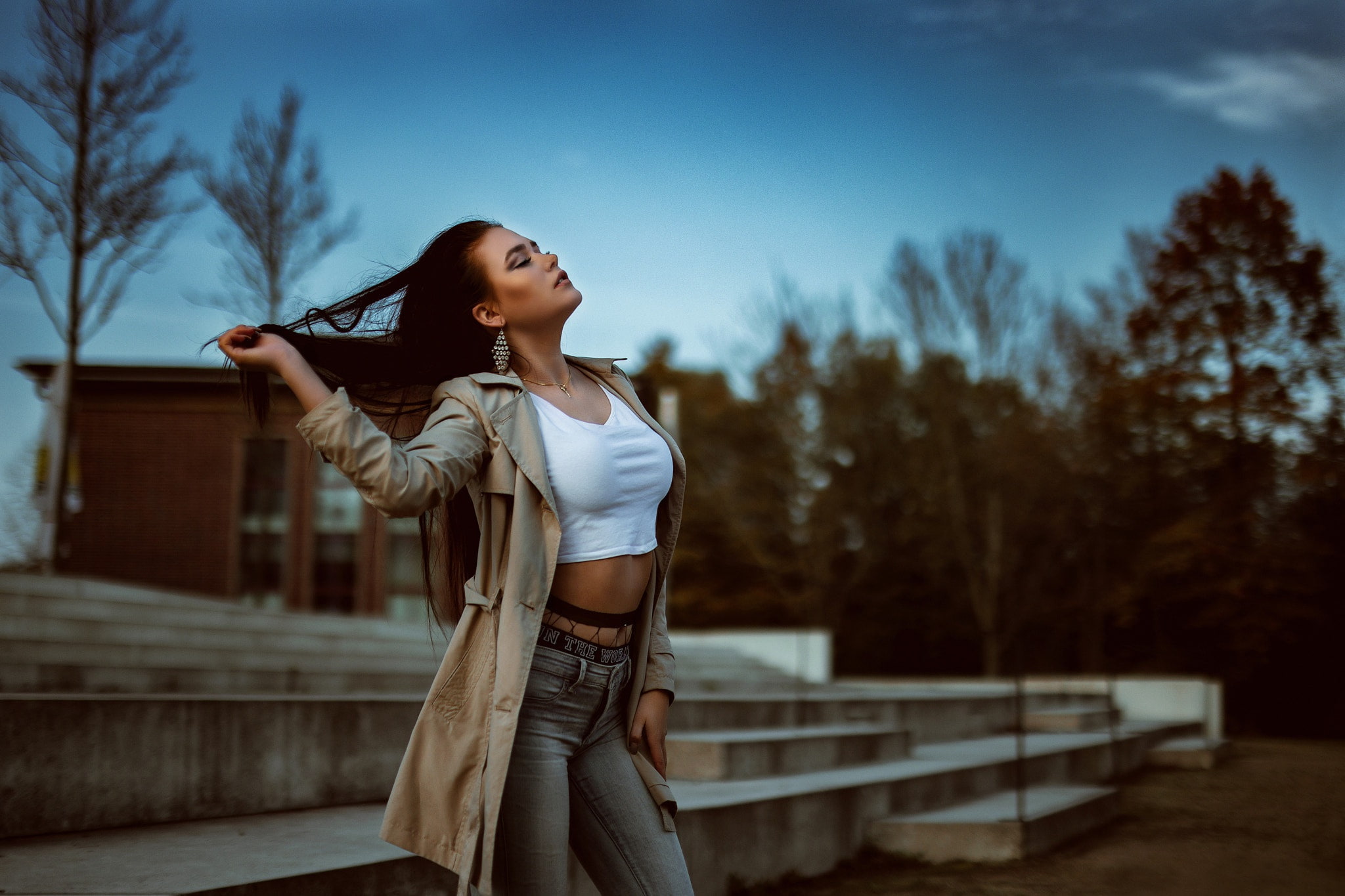 1080P, female, portait, women, woman, model, girl, HD Wallpaper
