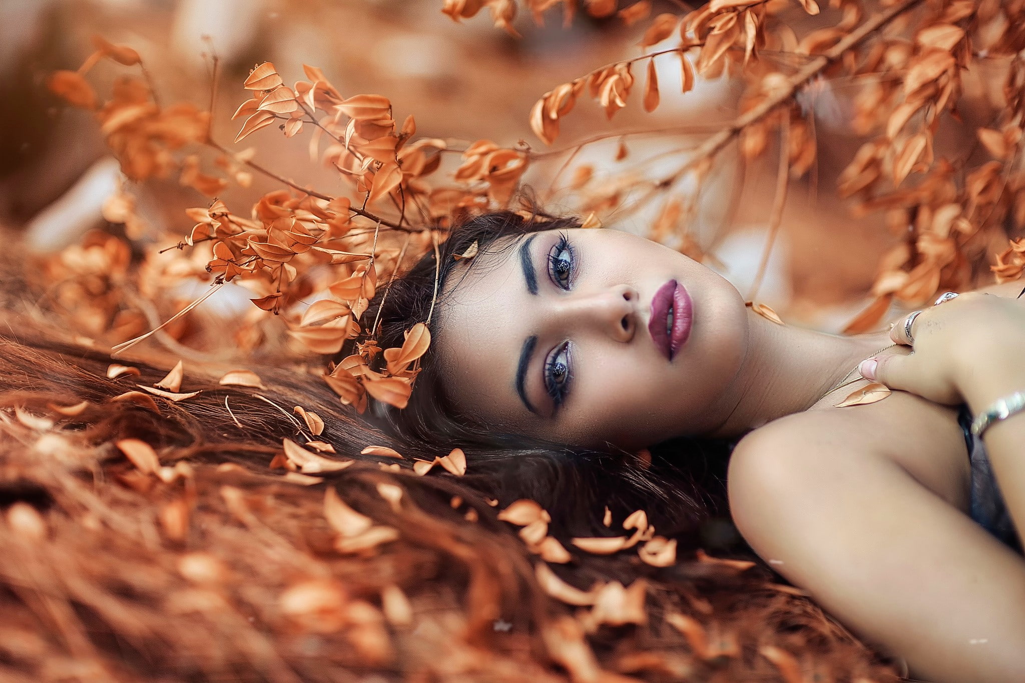 women, girl, female, portait, 1080P, woman, model, HD Wallpaper