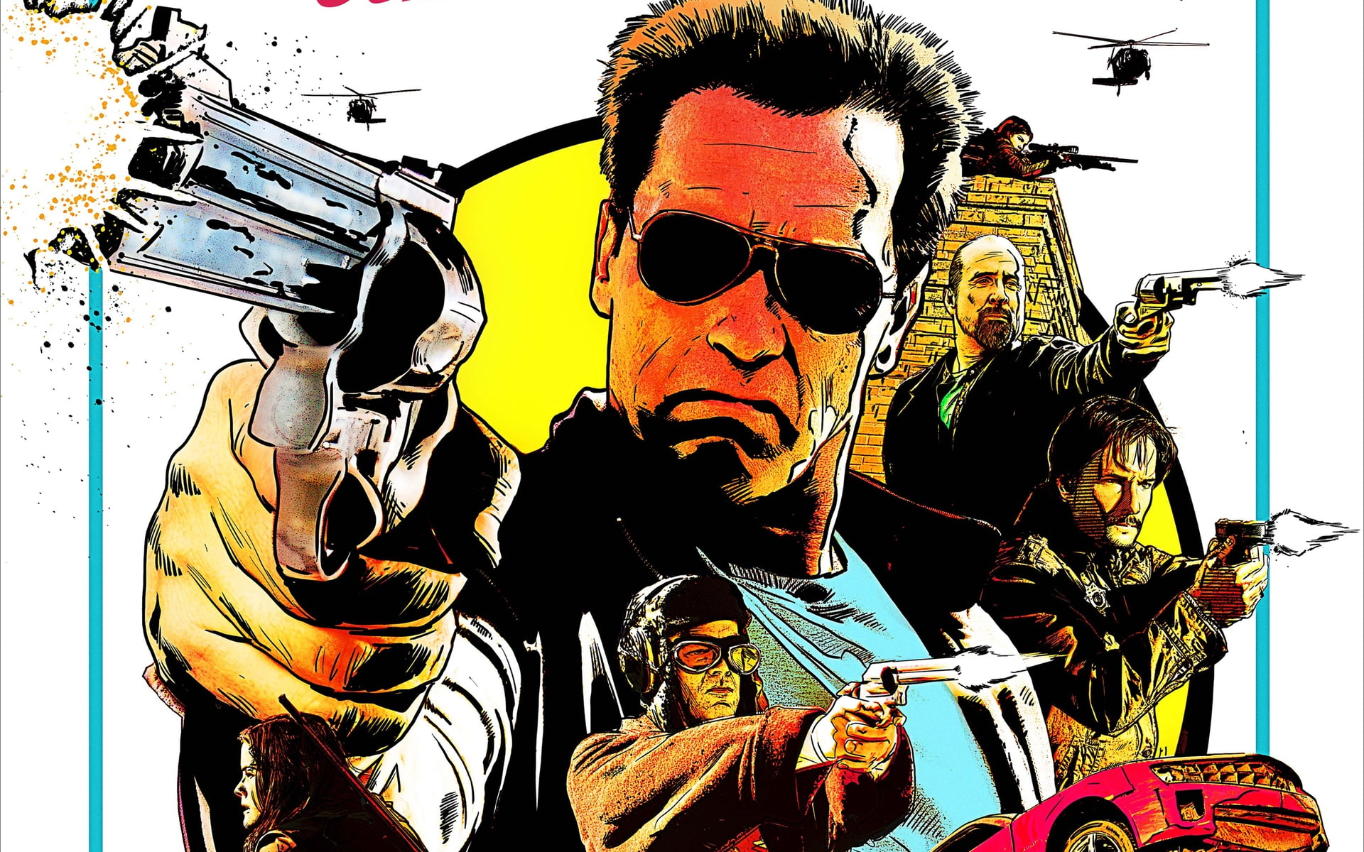 arnold, man, last, 1080P, stand, schwarzenegger, gun, HD Wallpaper