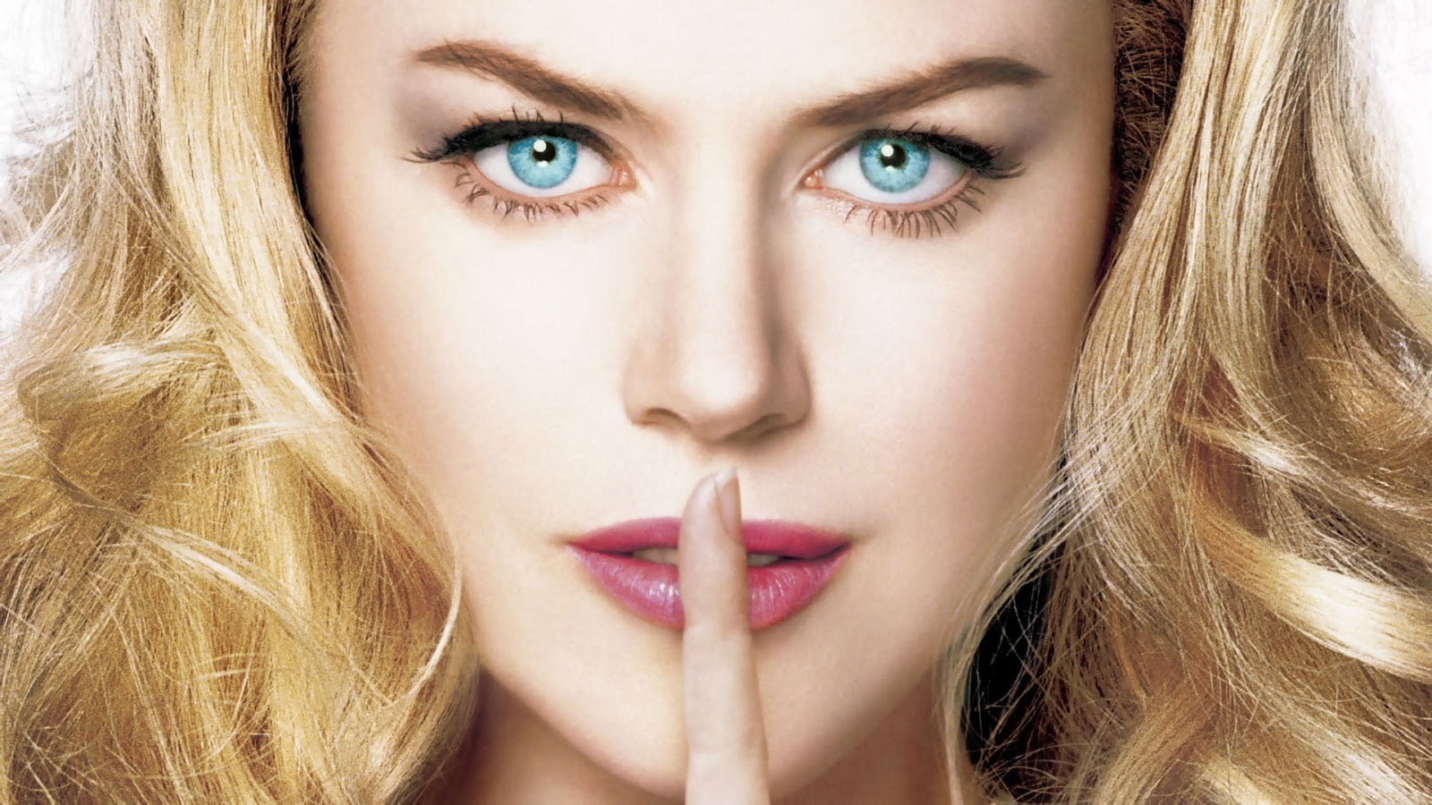 blonde, The Stepford Wives, red lipstick, Nicole Kidman, blond hair, face, 720P, HD Wallpaper