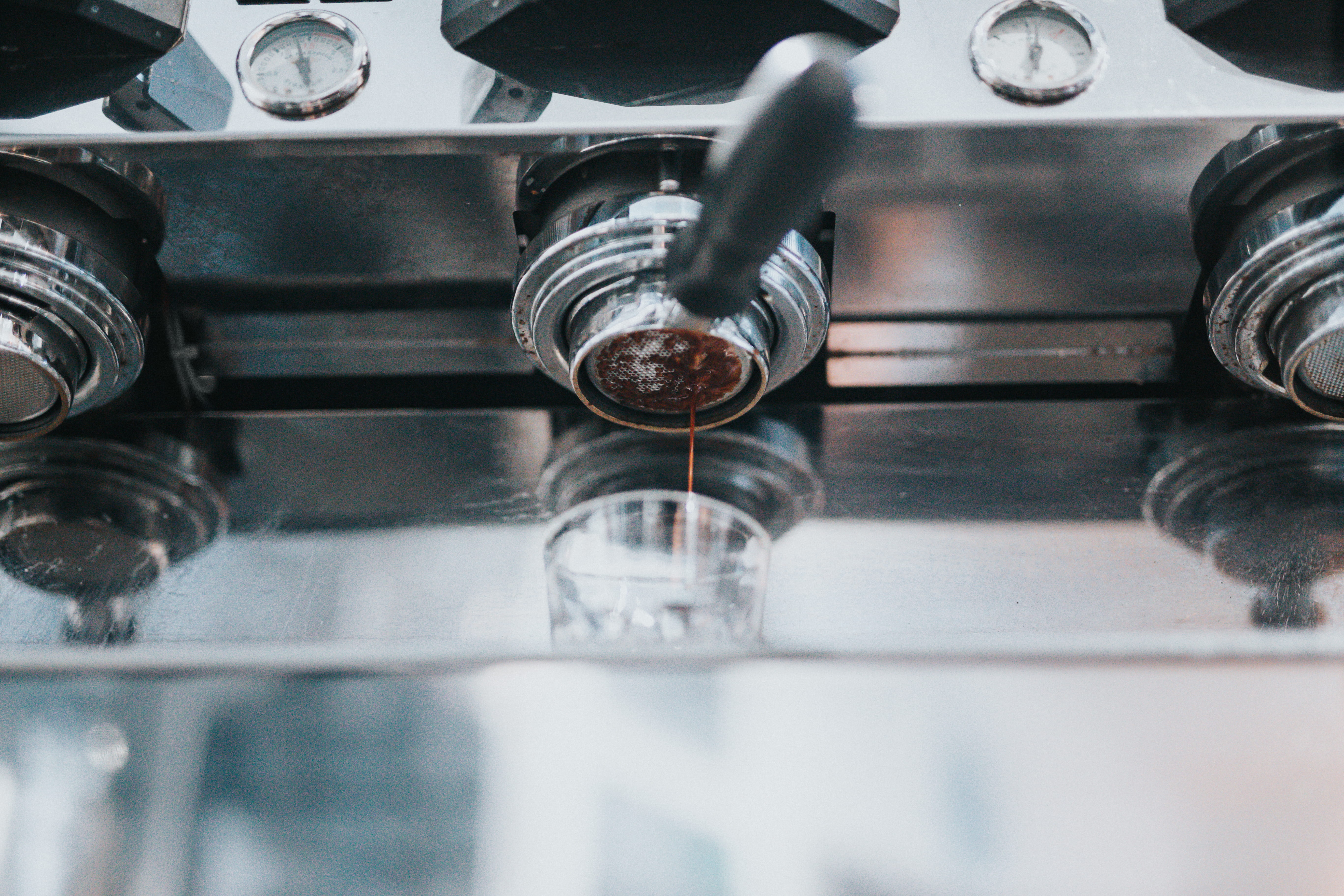 mode of transportation, coffee shop, space, machine part, no people, portafilter, selective focus, photo, coffee, vehicle interior, espresso machine, 5K, HD Wallpaper