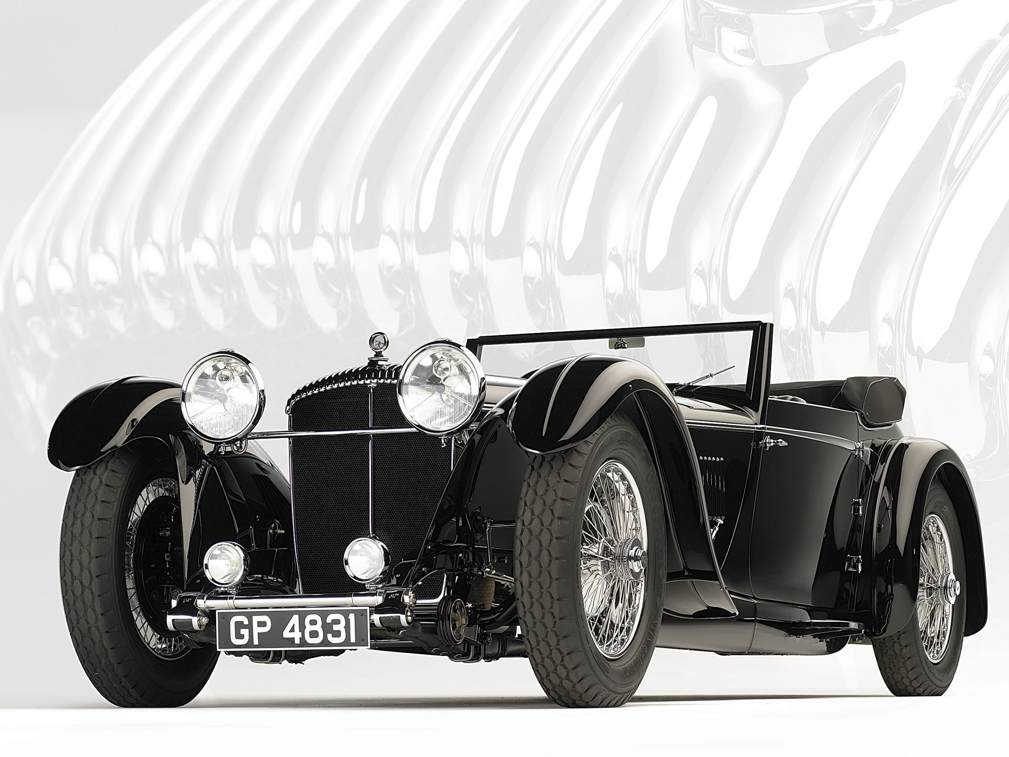 drophead, 1080P, corsica, retro, 1931, coupe, double, sport, daimler, HD Wallpaper