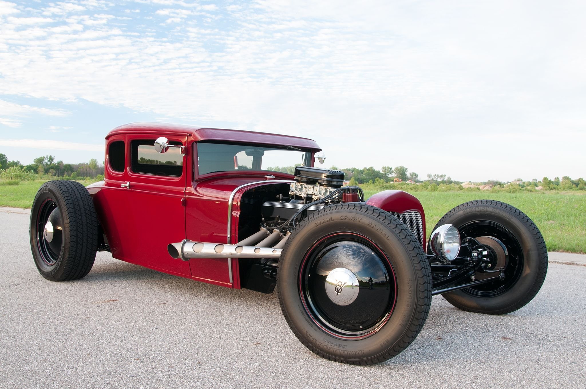kustom, 1931, custom, five, model-a, hotrod, ford, 1080P, window, coupe, usa, HD Wallpaper