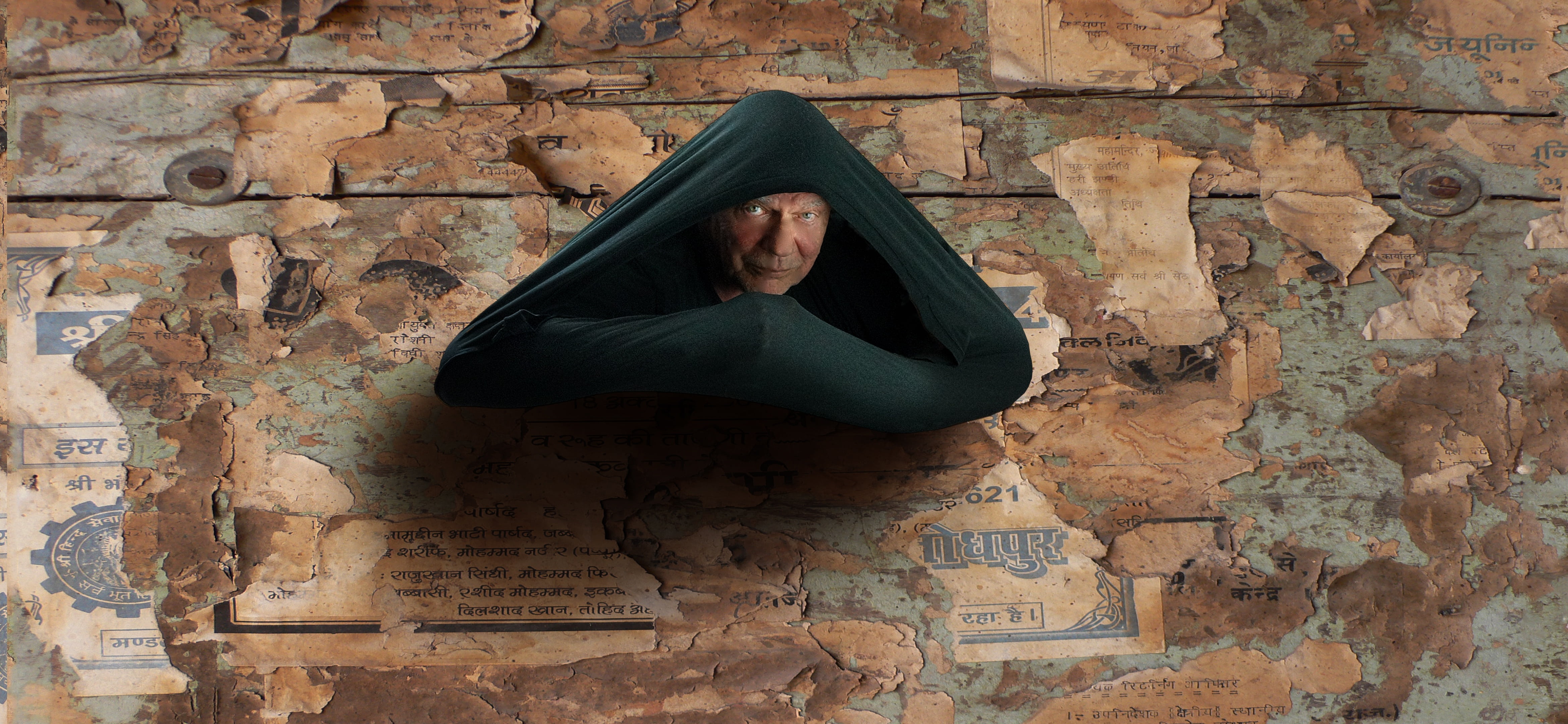 science fiction, wall - building feature, surrealistic, stone wall, hood - clothing, brick, women, architecture, looking at camera, contemplation, human face, HD Wallpaper