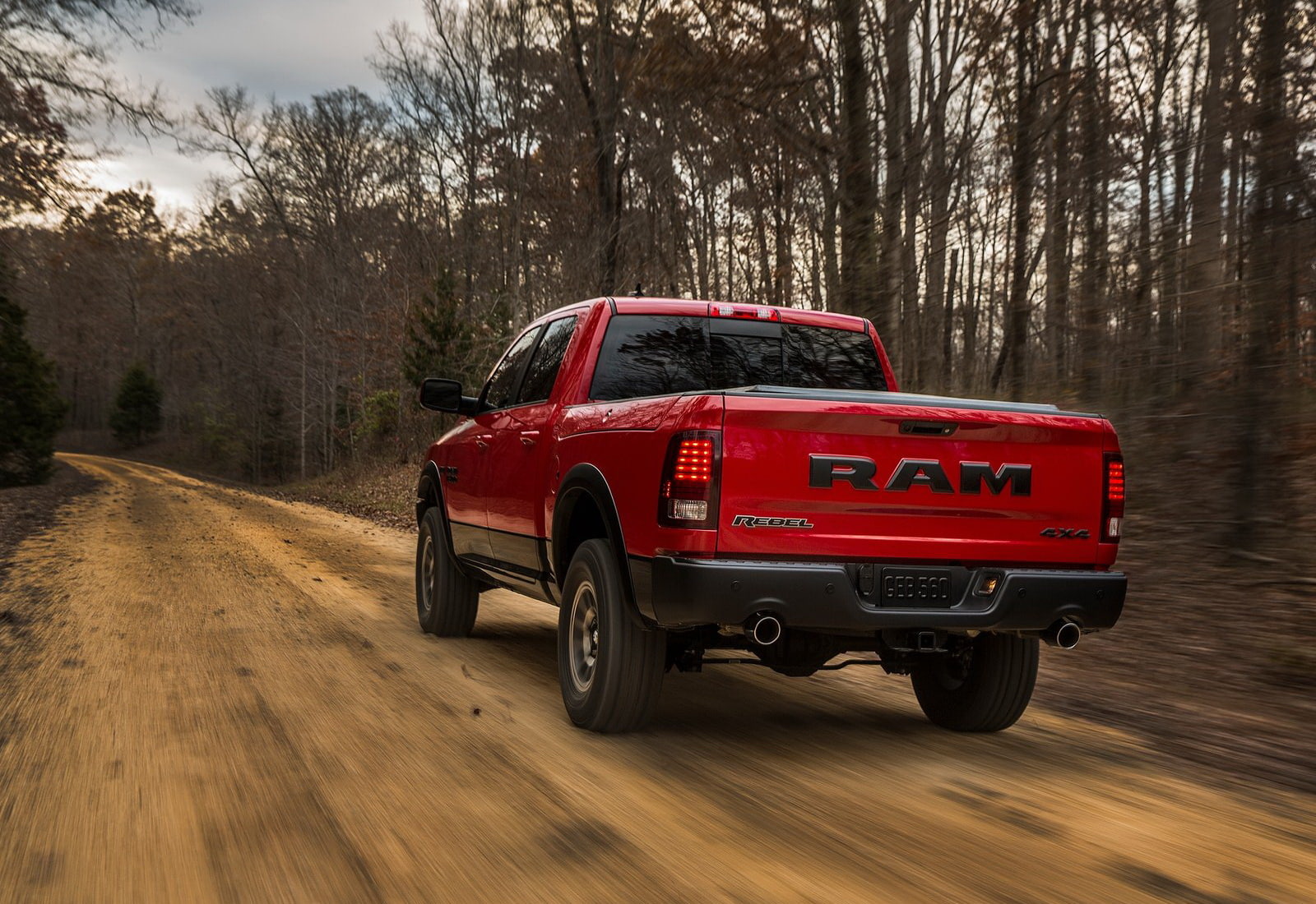 ram, no people, motor vehicle, land vehicle, on the move, car, tree, 720P, mode of transportation, blurred motion, plant, red, nature, outdoors, motion, HD Wallpaper