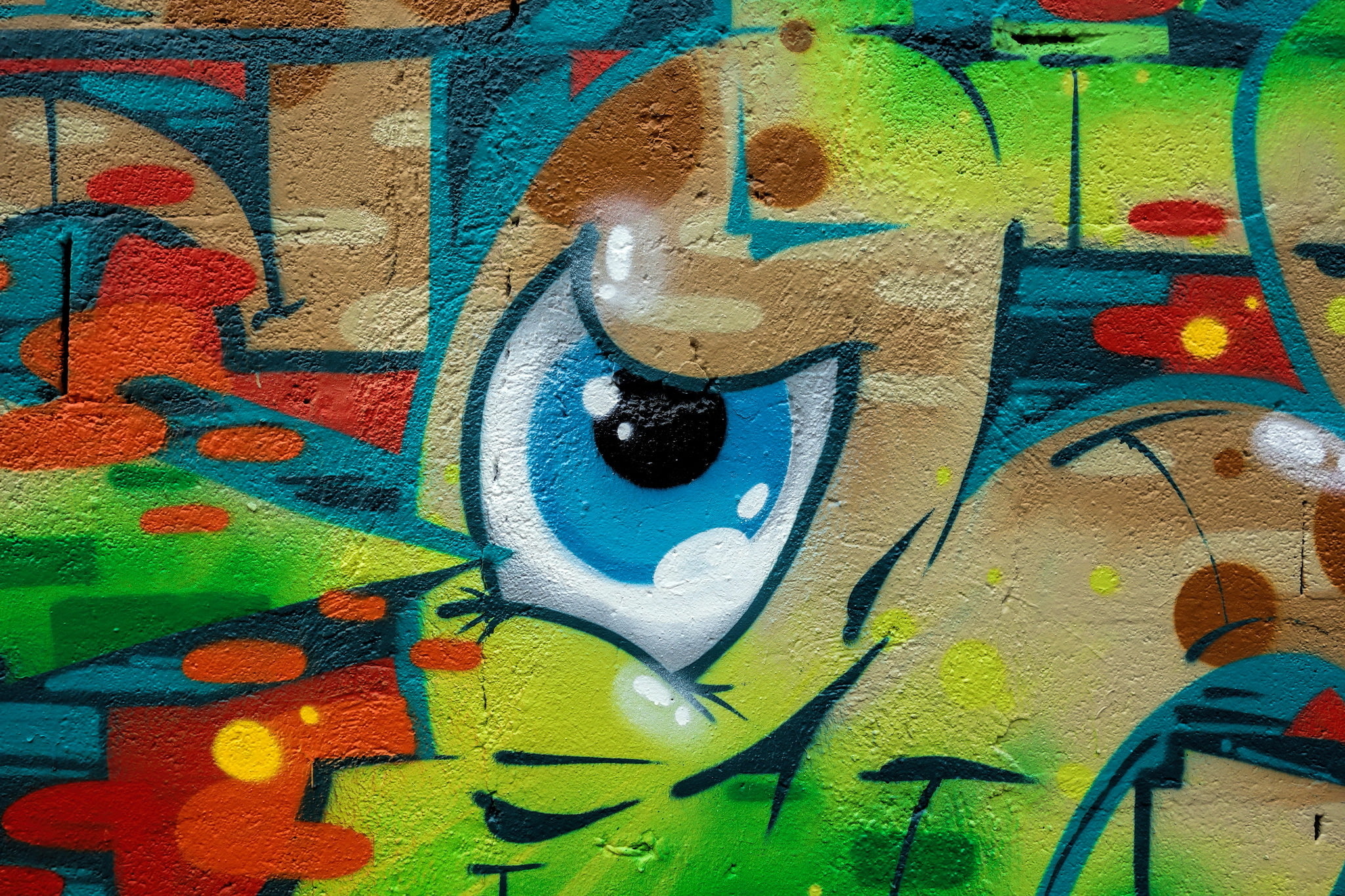 grafiti, 1080P, wall, the city, HD Wallpaper