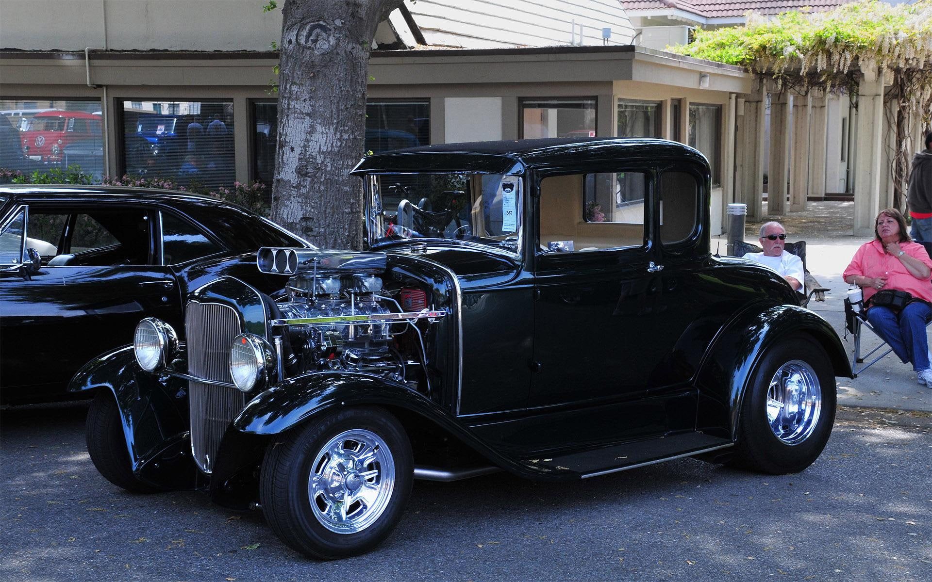 ford, hotrod, window, cars, 1080P, 5-window, ford coupe, antique, coupe, HD Wallpaper