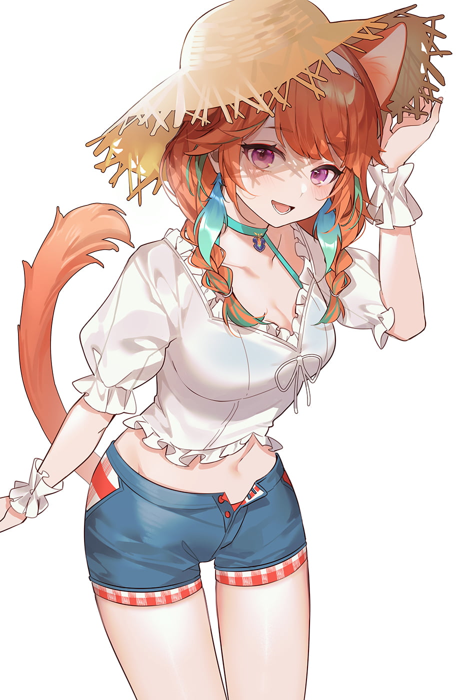 720P, anime girls, animado, Phone HD Wallpaper