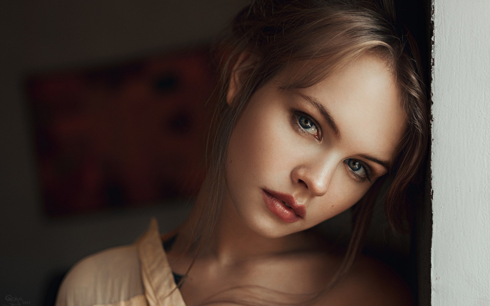 hair, portrait, women, headshot, young women, front view, 1080P, beautiful woman, focus on foreground, hot girl  hd 1920x1200, young adult, hairstyle, HD Wallpaper
