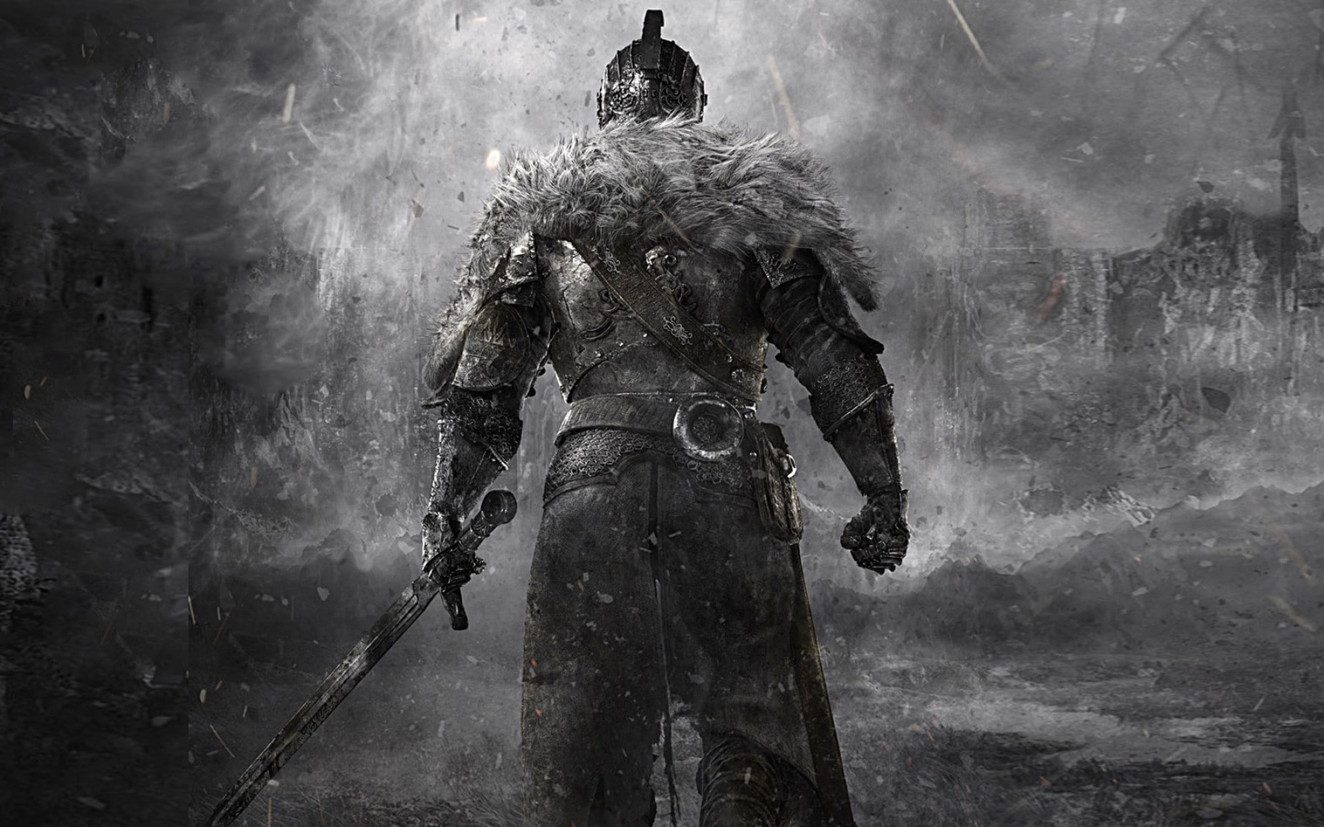 artwork, medieval, action, dark, stealth, exploration, fighting, technical, sword, 1080P, warrior, knight, 1dsouls, souls, battle, fantasy, HD Wallpaper
