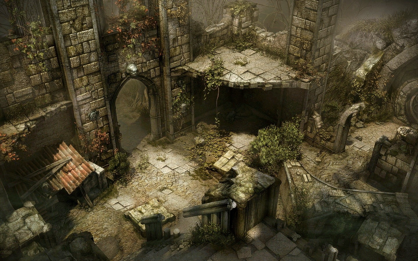 technical, stealth, fighting, artwork, souls, fantasy, action, 1dsouls, ruins, dark, mirrors, 720P, warrior, battle, black, exploration, HD Wallpaper