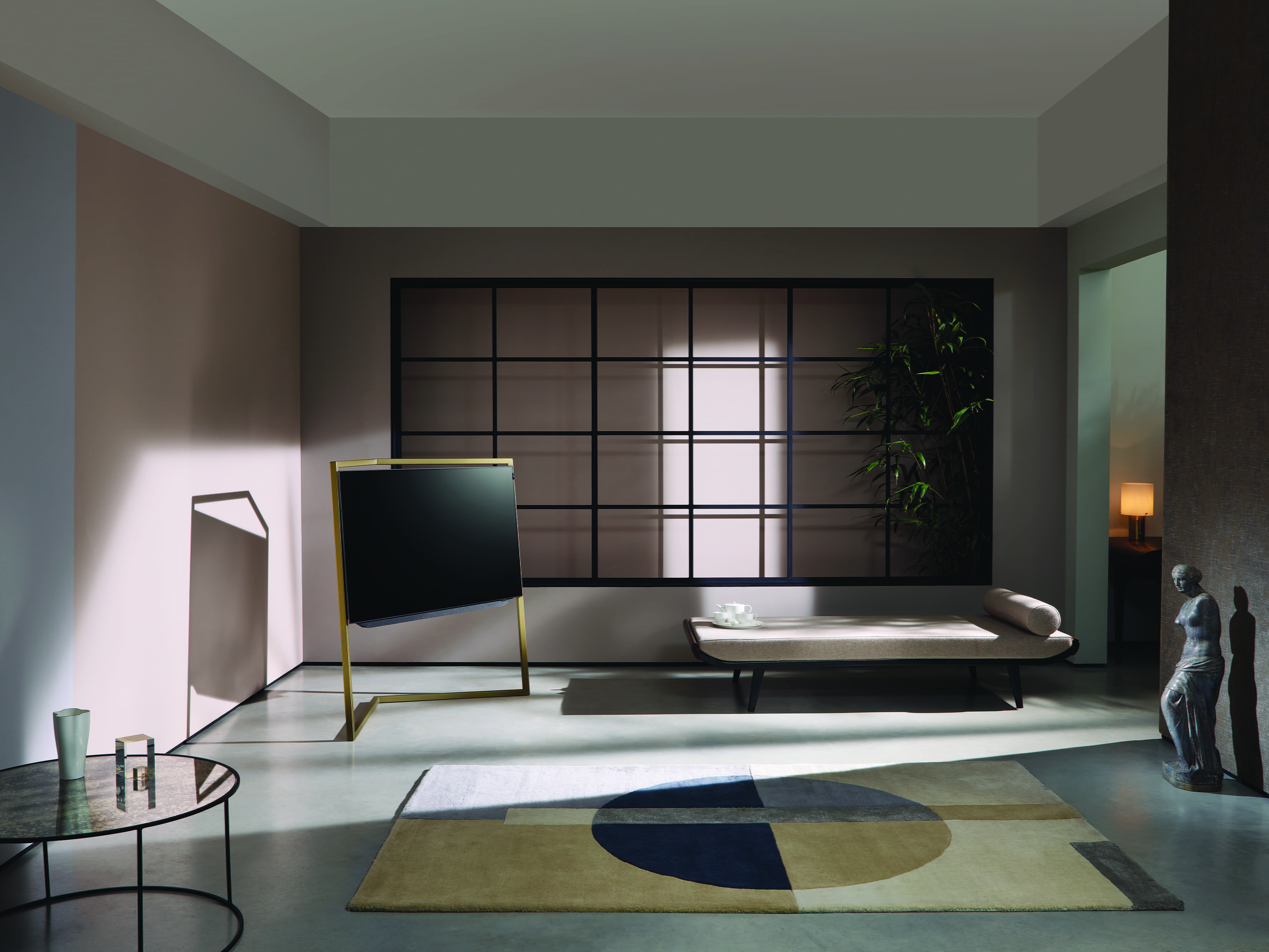 sculpture, furniture, modern, living Room, screen, window, bild, domestic Room, indoors, three Dimensional, design, interior, table, lifestyles, electric Lamp, HD Wallpaper