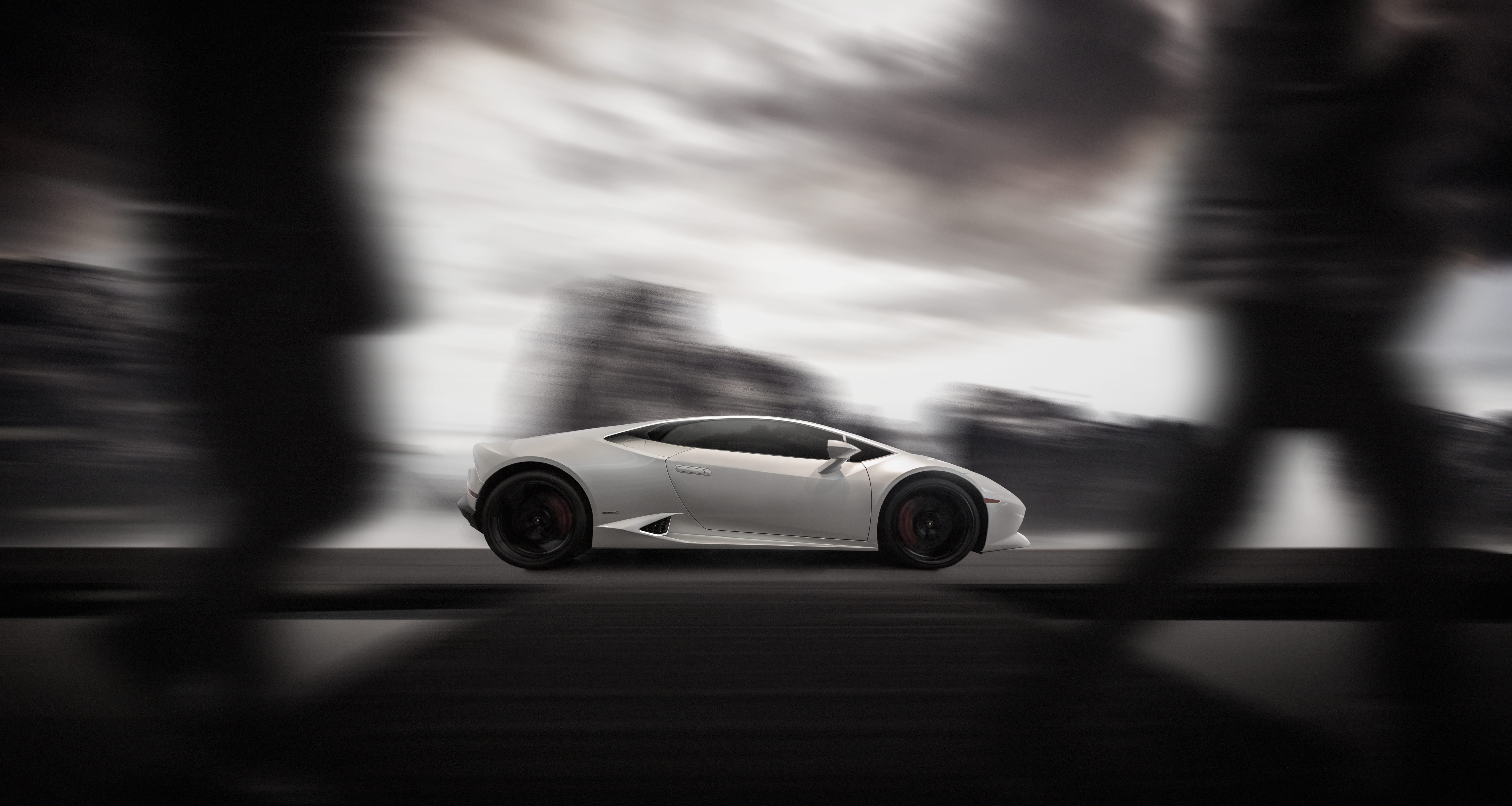 selective focus, road, street, beverlyhills, blurred motion, on the move, transportation, lambo, white, clean, california, automotive, outdoors, 5K, ca, HD Wallpaper