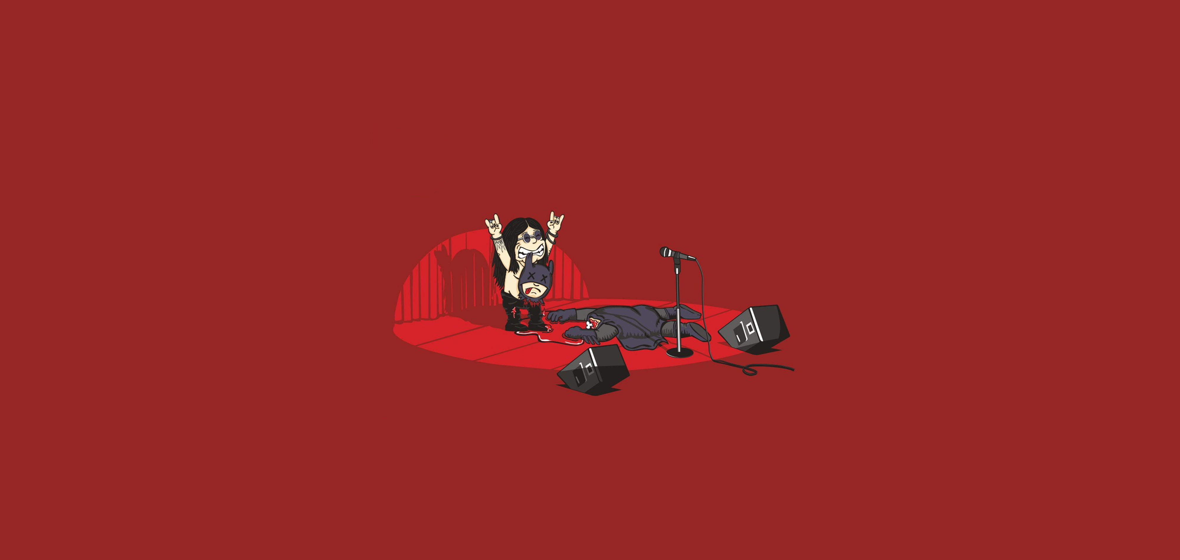 computer Graphic, bat, adult, ozzy, ozy Osborne, 4K, arts culture and entertainment, metal, design, fun, equipment, two, symbol, studio shot, young adult, HD Wallpaper