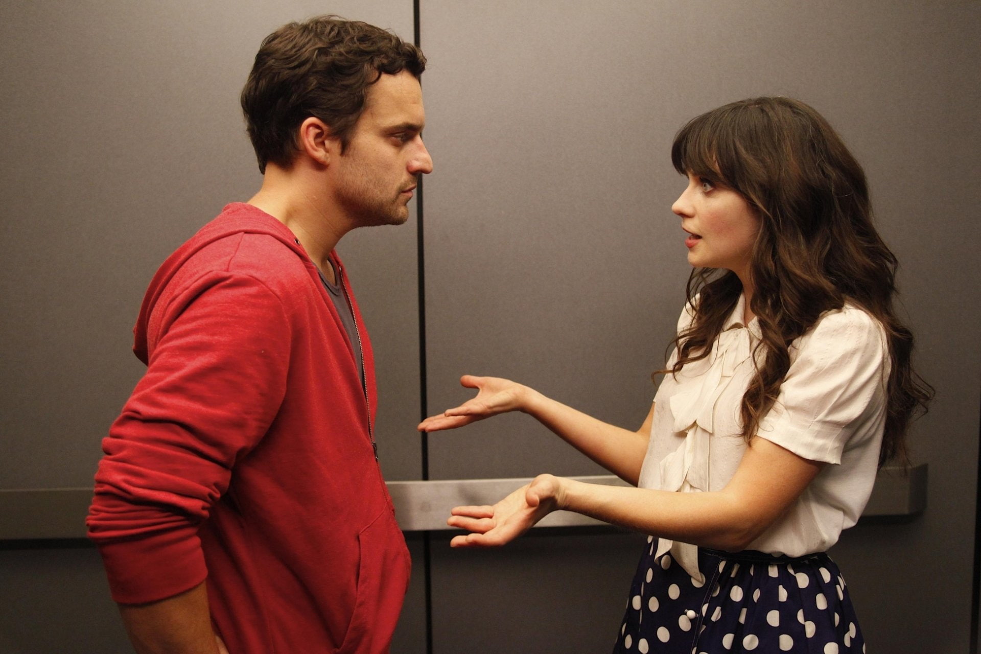 1080P, New Girl, Jake Johnson, TV Show, Jessica Day, Zooey Deschanel, Nick Miller, HD Wallpaper