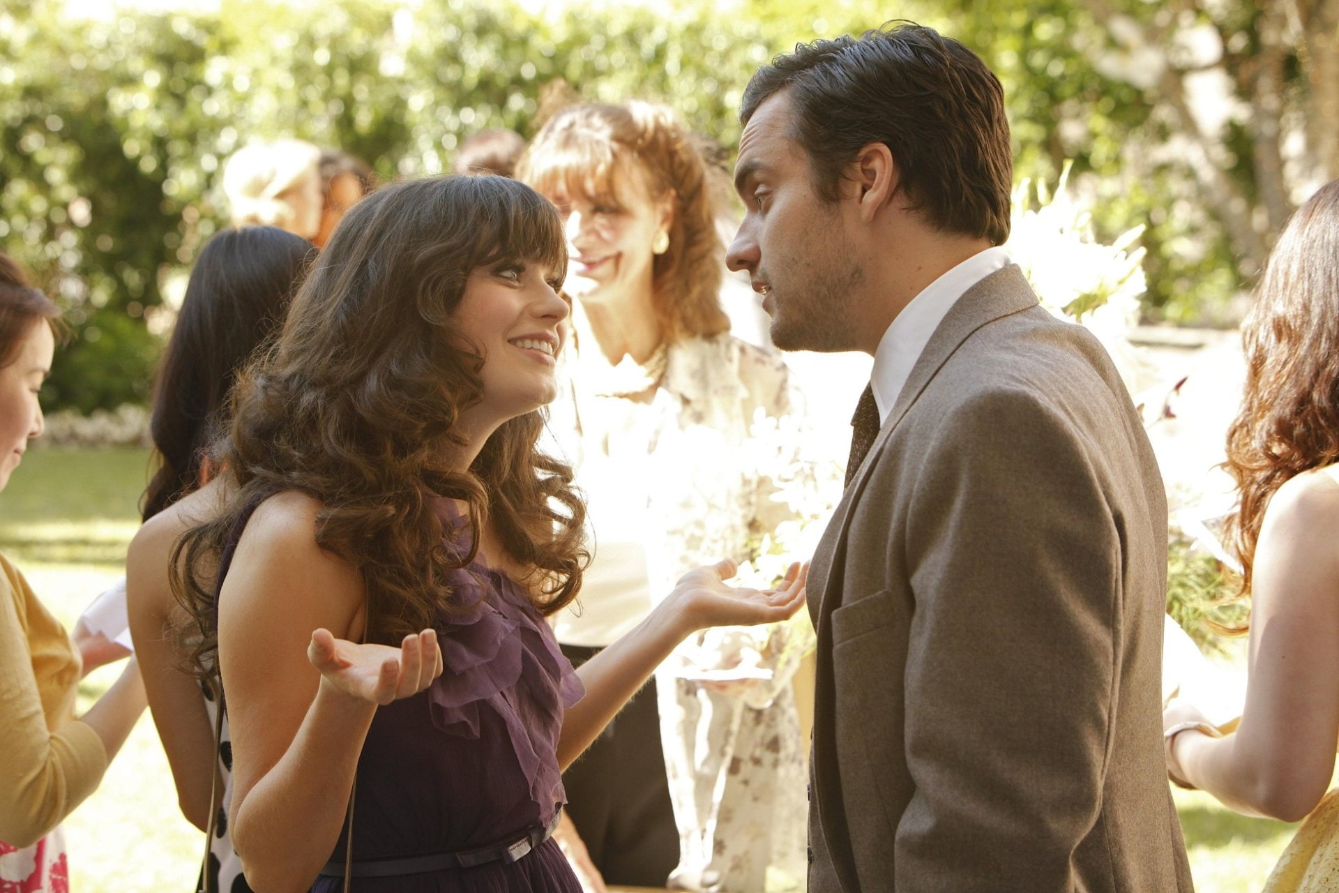 1080P, Jessica Day, Nick Miller, Jake Johnson, New Girl, Zooey Deschanel, TV Show, HD Wallpaper