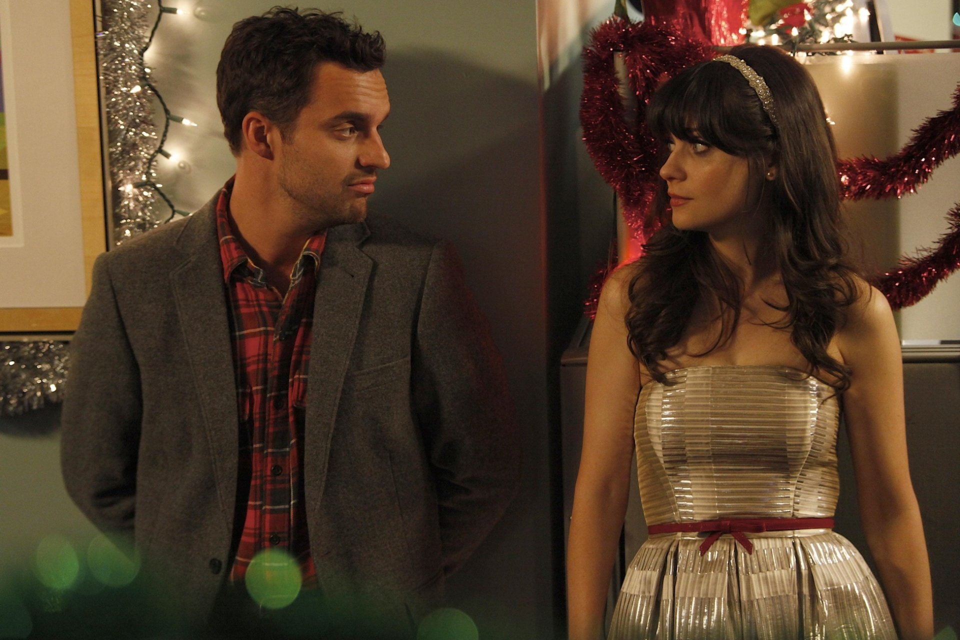 Nick Miller, Zooey Deschanel, Jessica Day, Jake Johnson, New Girl, 1080P, TV Show, HD Wallpaper
