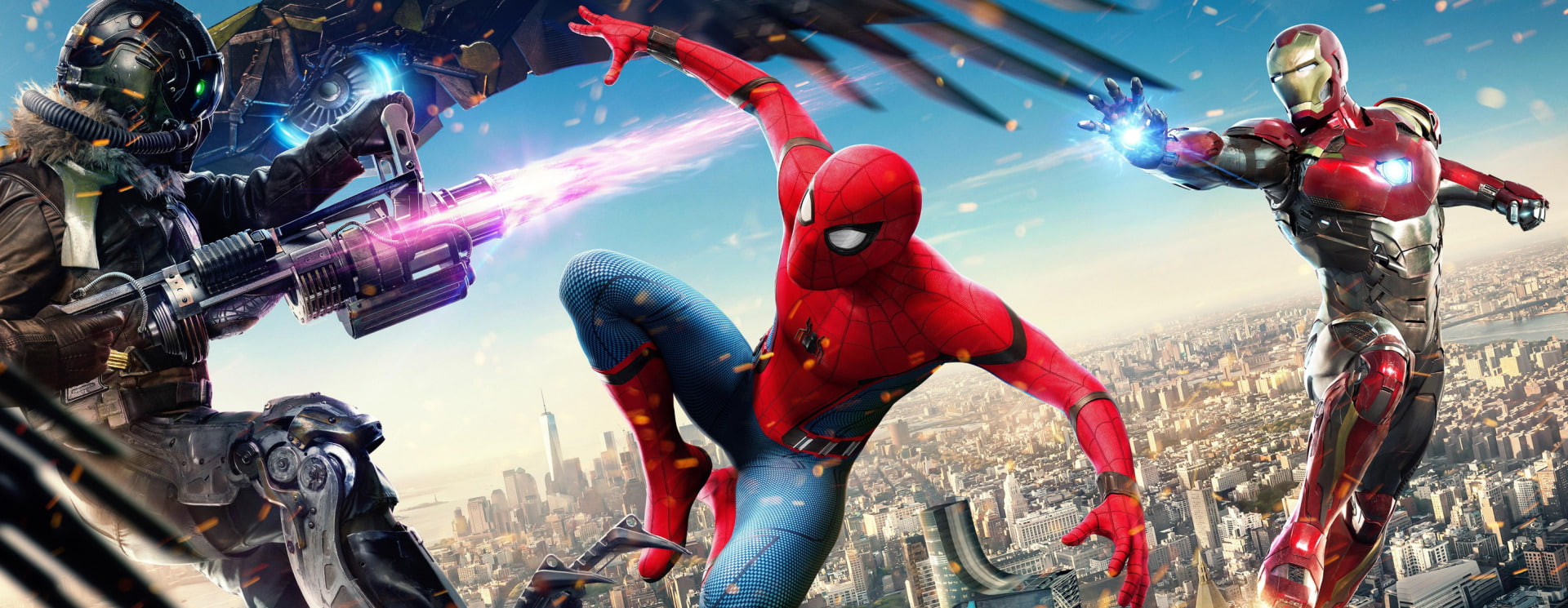 Marvel Comics, Spider-Man, 1080P, Iron Man, Vulture (Marvel Comics), Spider-Man: Homecoming, HD Wallpaper