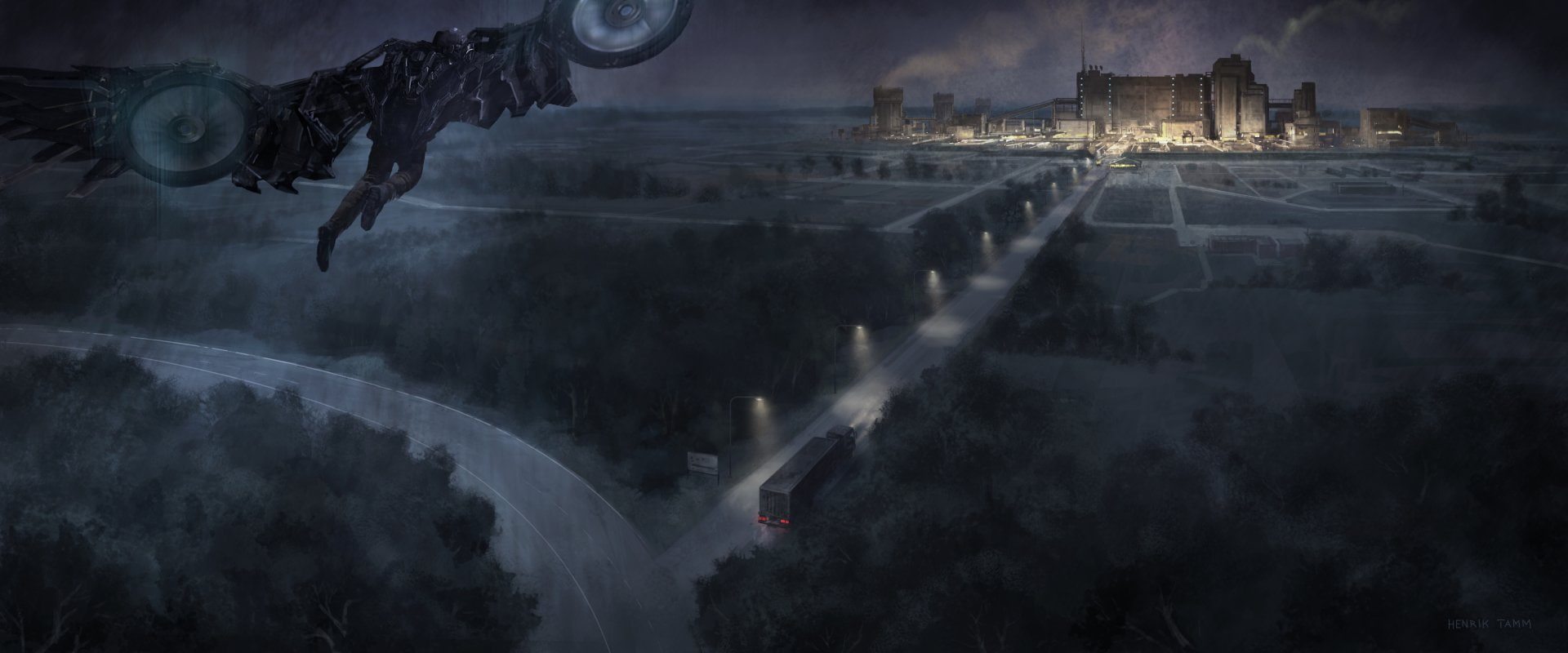 motion, Vulture (Marvel Comics), tree, water, nature, night, city, 1080P, no people, history, Spider-Man, waterfall, fog, government, architecture, travel destinations, HD Wallpaper