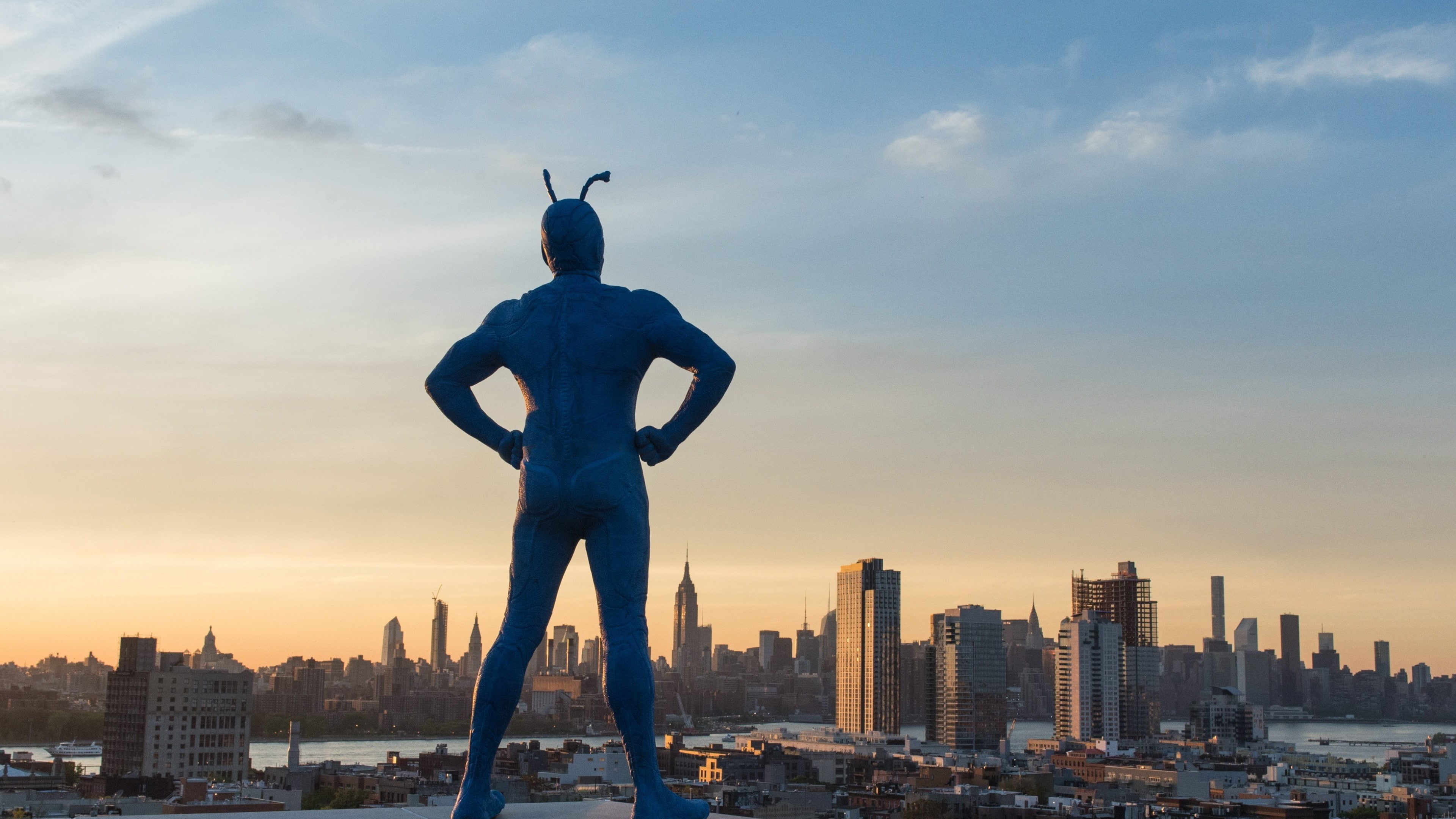 standing, antman, best tv series, The Tick, rise, high, Peter Serafinowicz, 4K, building, daytime, HD Wallpaper