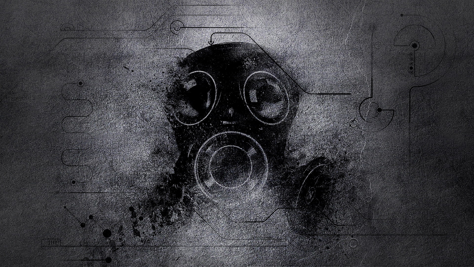 creativity, vignette, wall - building feature, indoors, mask, communication, obsolete, architecture, obscured face, textured, portrait, old, close-up, 1080P, HD Wallpaper
