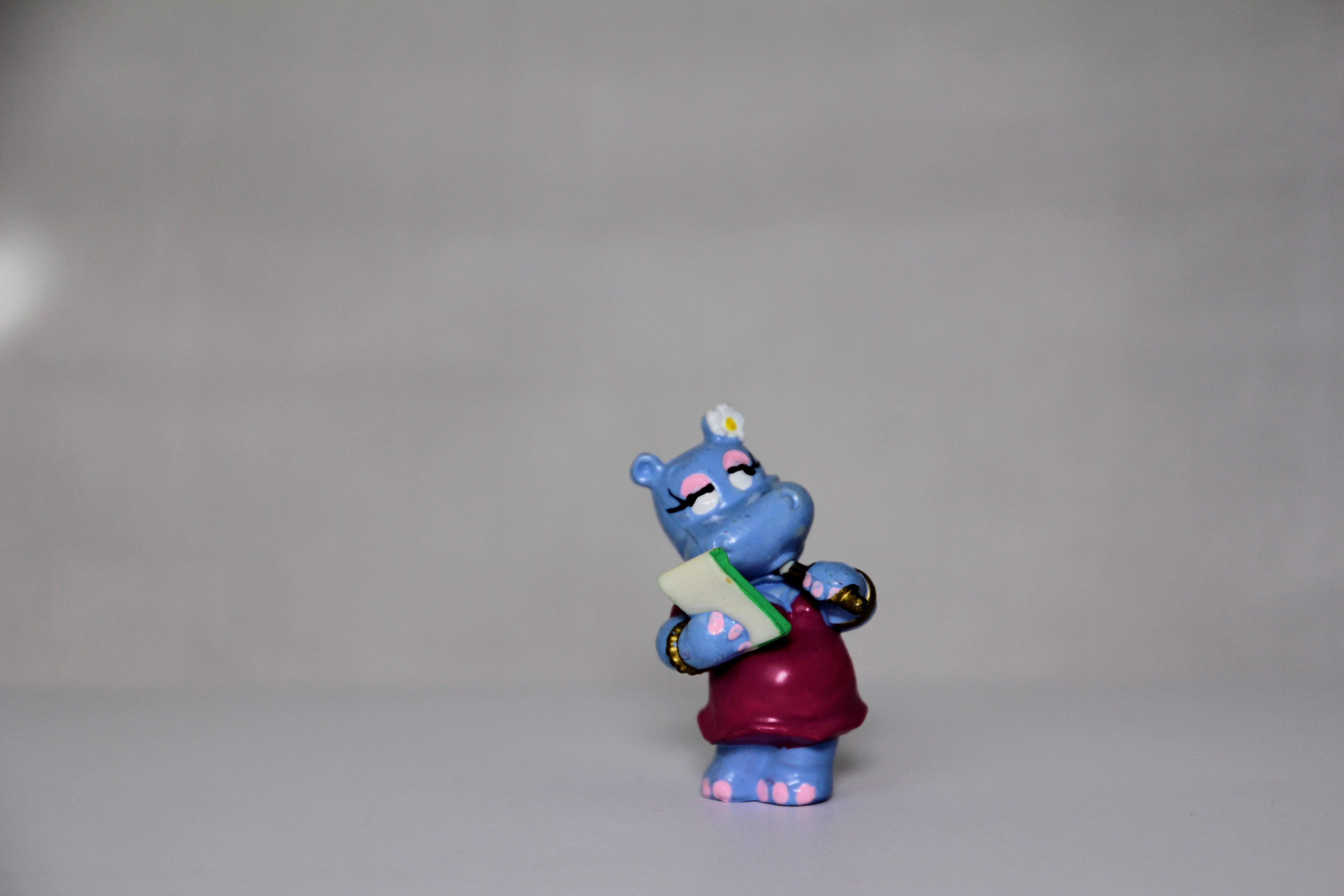 no people, indoors, human representation, figurine, gray, 5K, creativity, single object, happy hippo, art and craft, small, hippopotamus, secretary, still life, HD Wallpaper