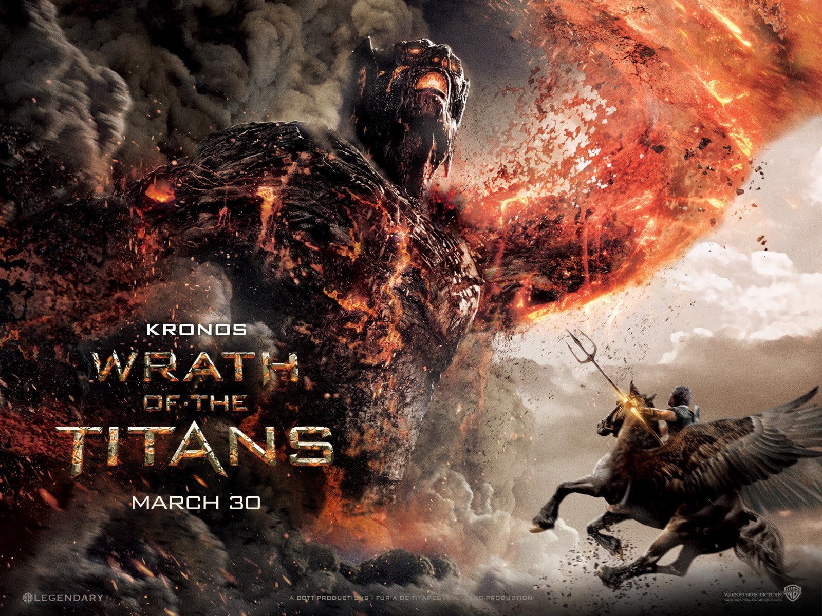 720P, wrath of the titans, HD Wallpaper