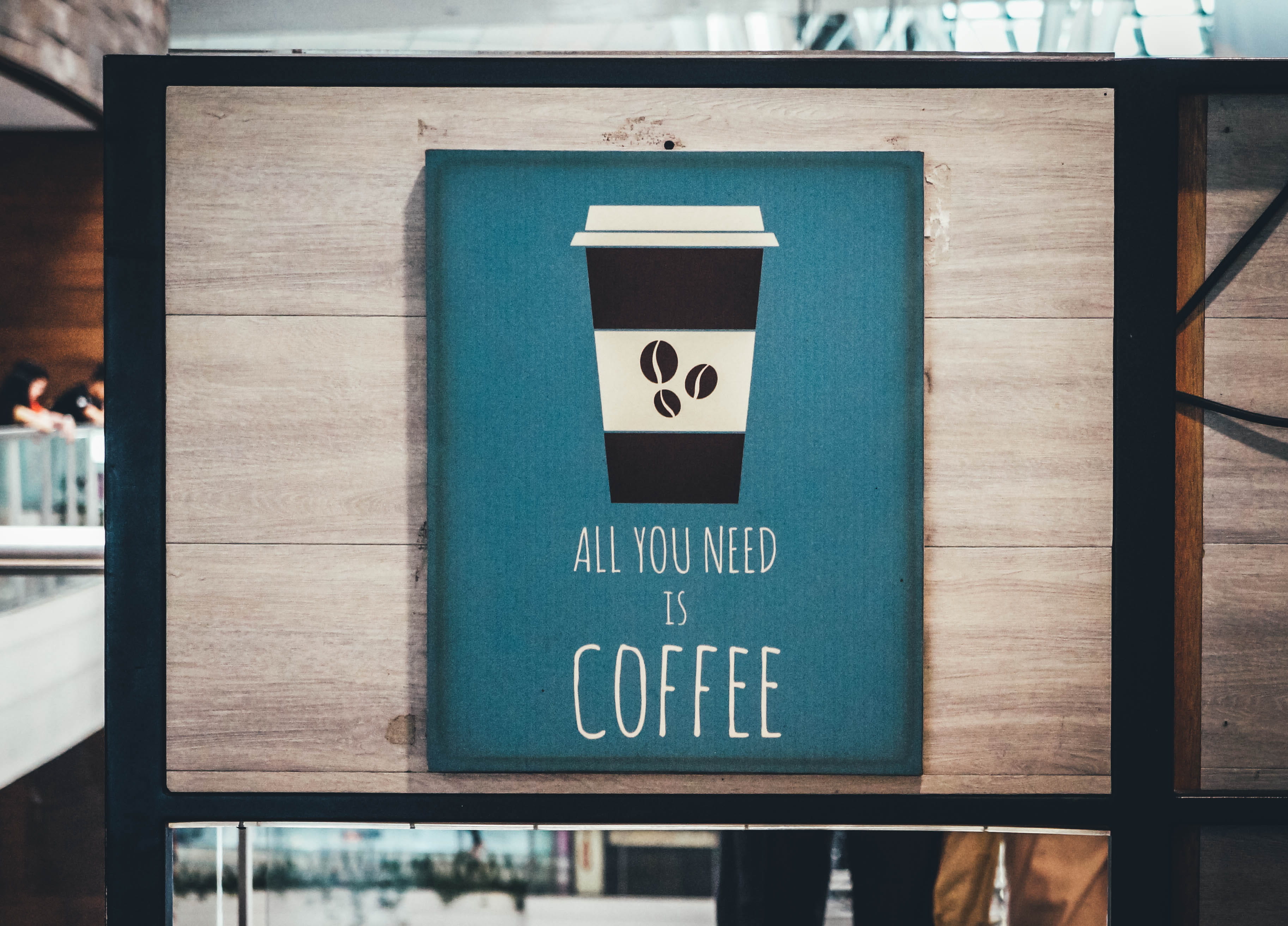 sign, cup of coffee, no people, close-up, picture, outdoors, representation, architecture, illustration, coffee, commerce, non-western script, beverage, HD Wallpaper