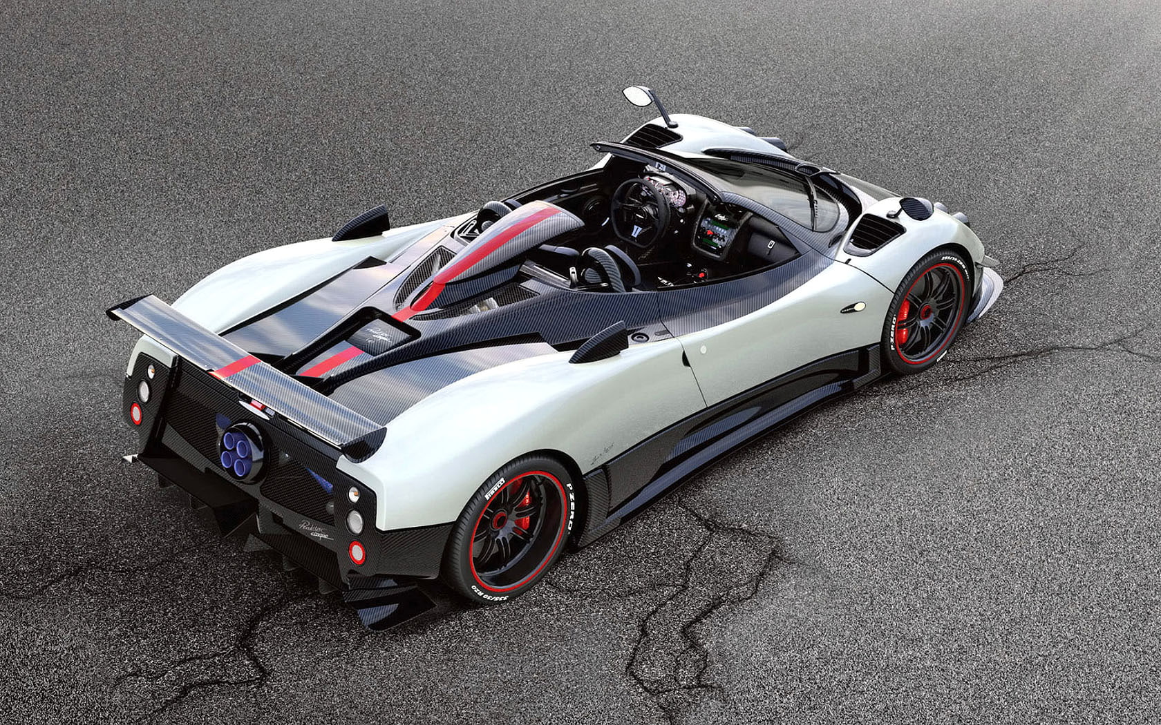 convertible, 720P, pagani, cars, white, hd, coupe, zonda, HD Wallpaper