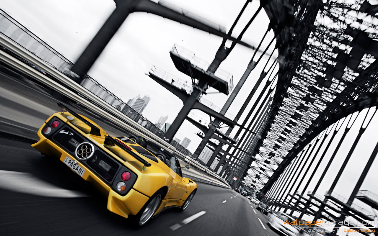 motion, cars, hd, blur, s, pagani, 720P, zonda, HD Wallpaper