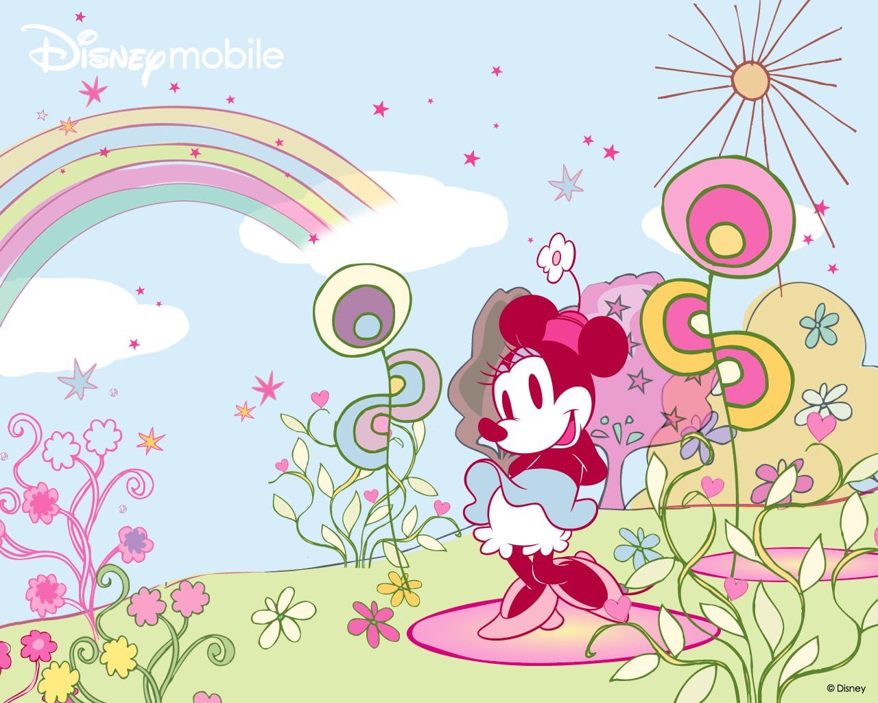 art and craft, Minnie Mouse, 720P, people, emotion, sky, vertebrate, pattern, bird, multi colored, heart shape, animals in the wild, creativity, abstract, HD Wallpaper