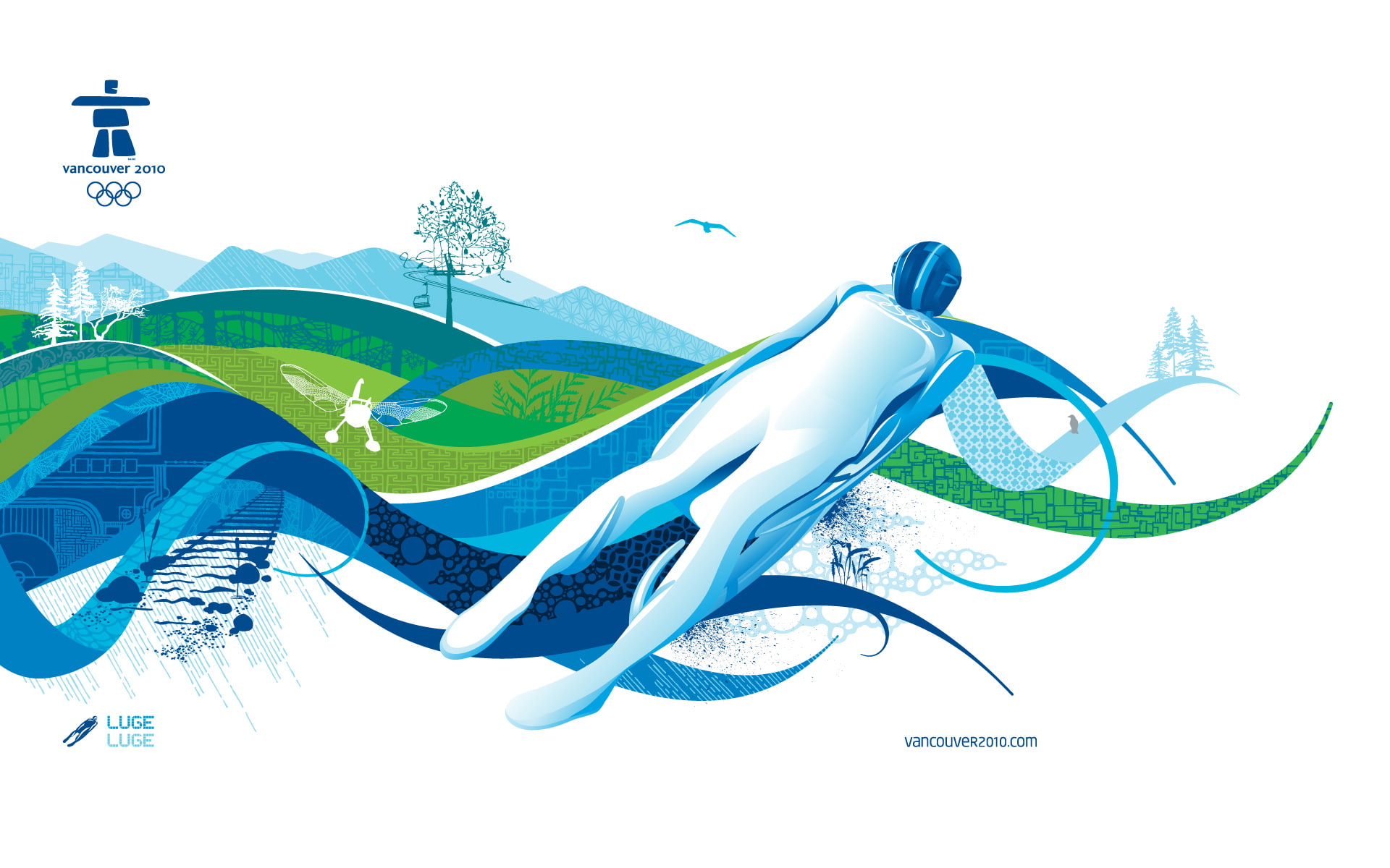 Vancouver, Olympics 2010, 1080P, Luge, HD Wallpaper